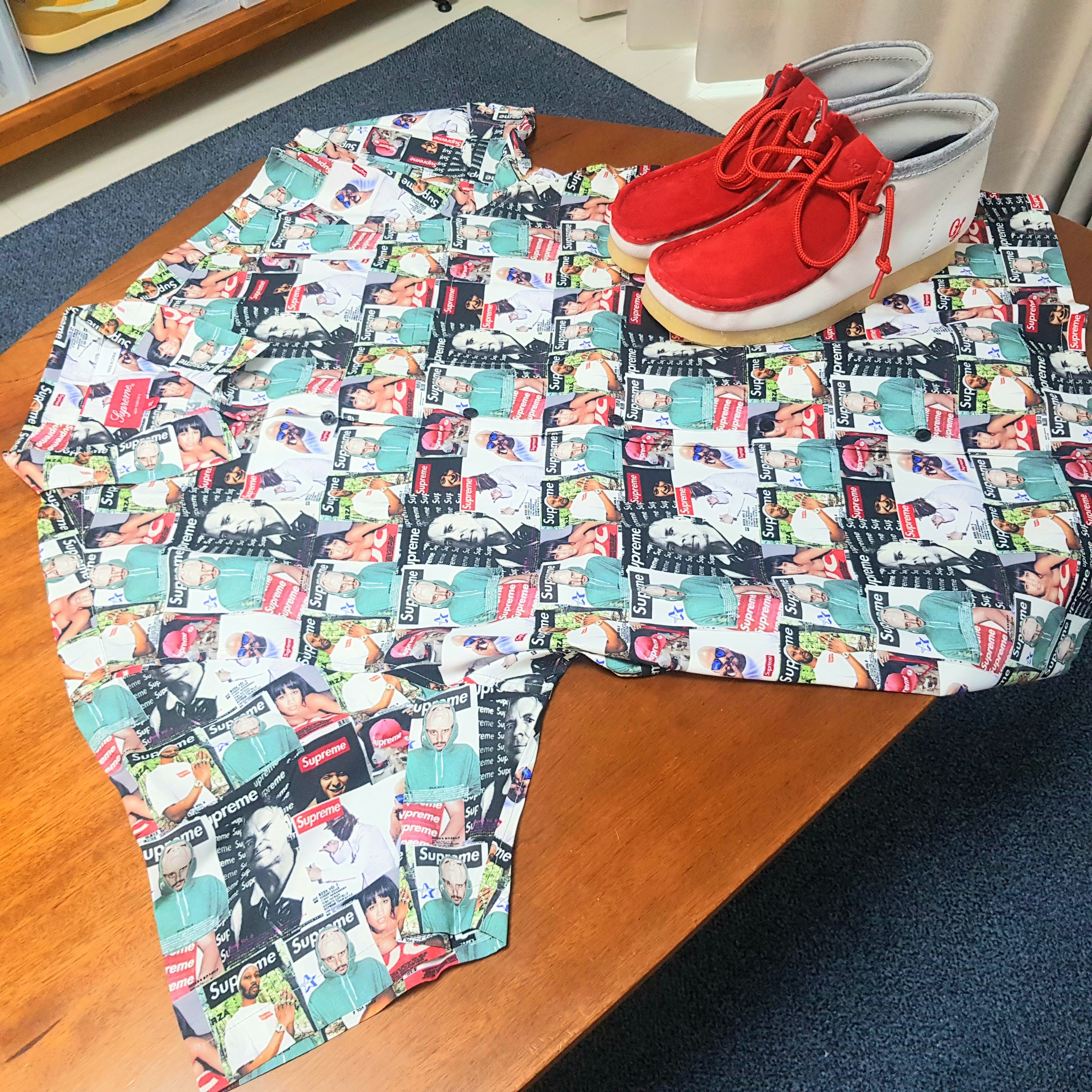 Supreme Magazine S/S Shirt Multicolor - 23SS, Swatch x Omega Bioceramic MoonSwatch Mission To Uranus 착용 스타일 - 1