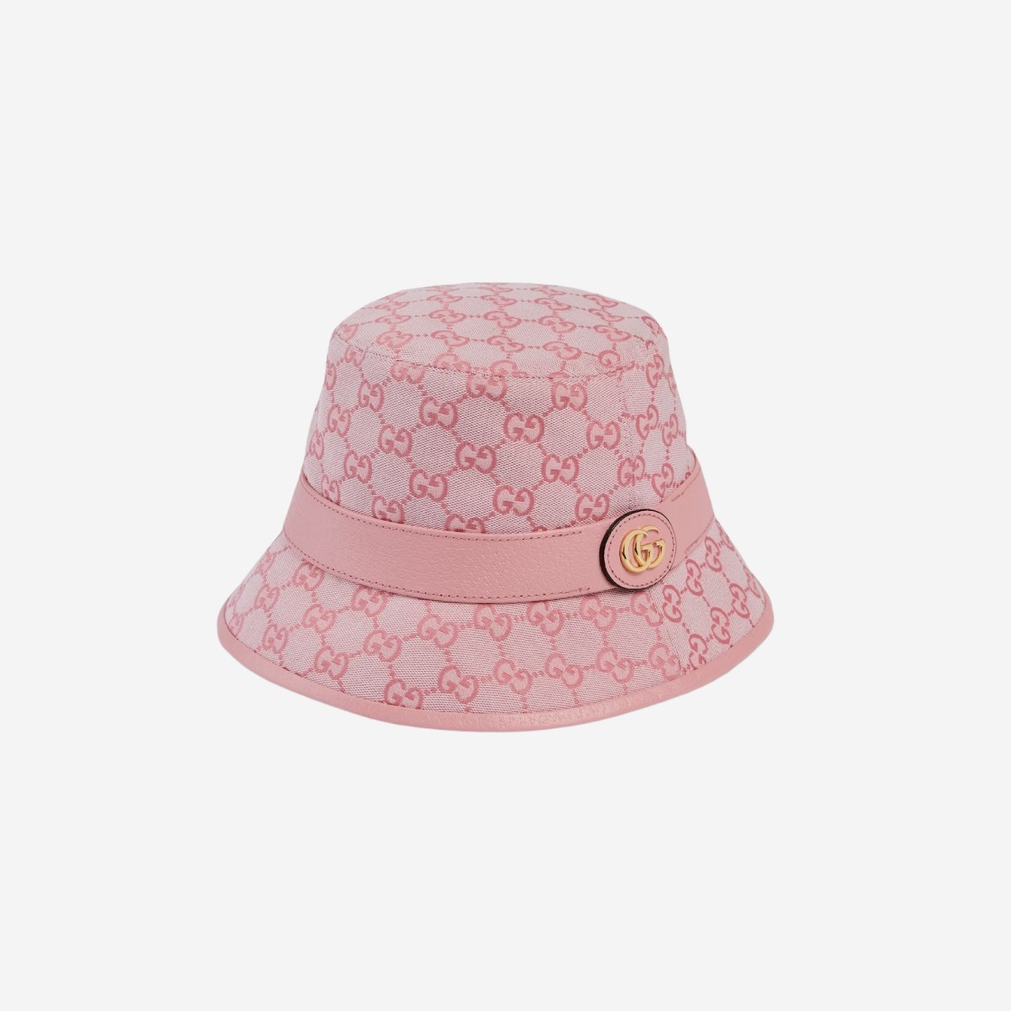 (W) Gucci GG Canvas Bucket Hat Pink 상세 이미지 1