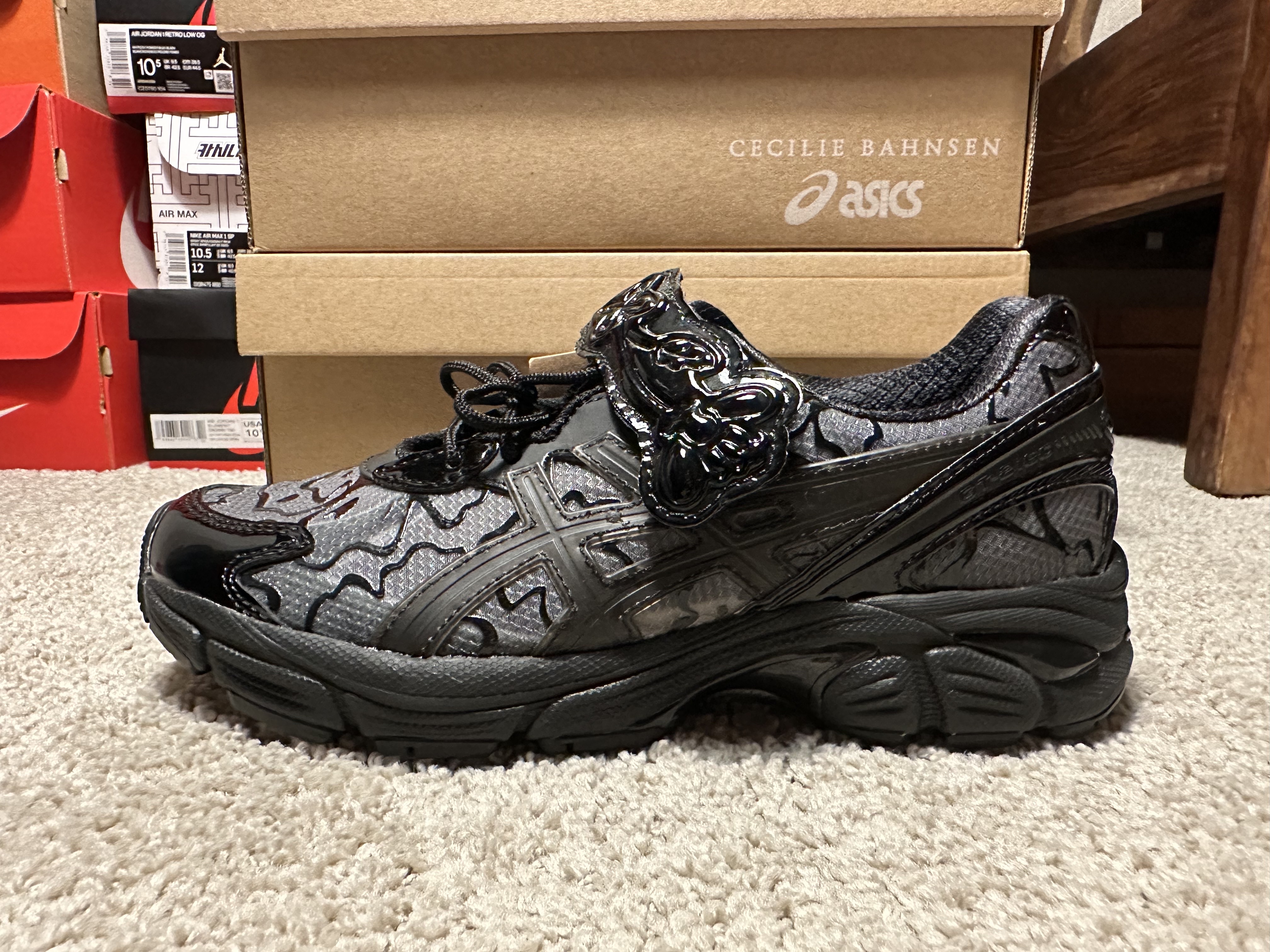 Asics x Cecilie Bahnsen GT-2160 Black 착용 스타일 - 3
