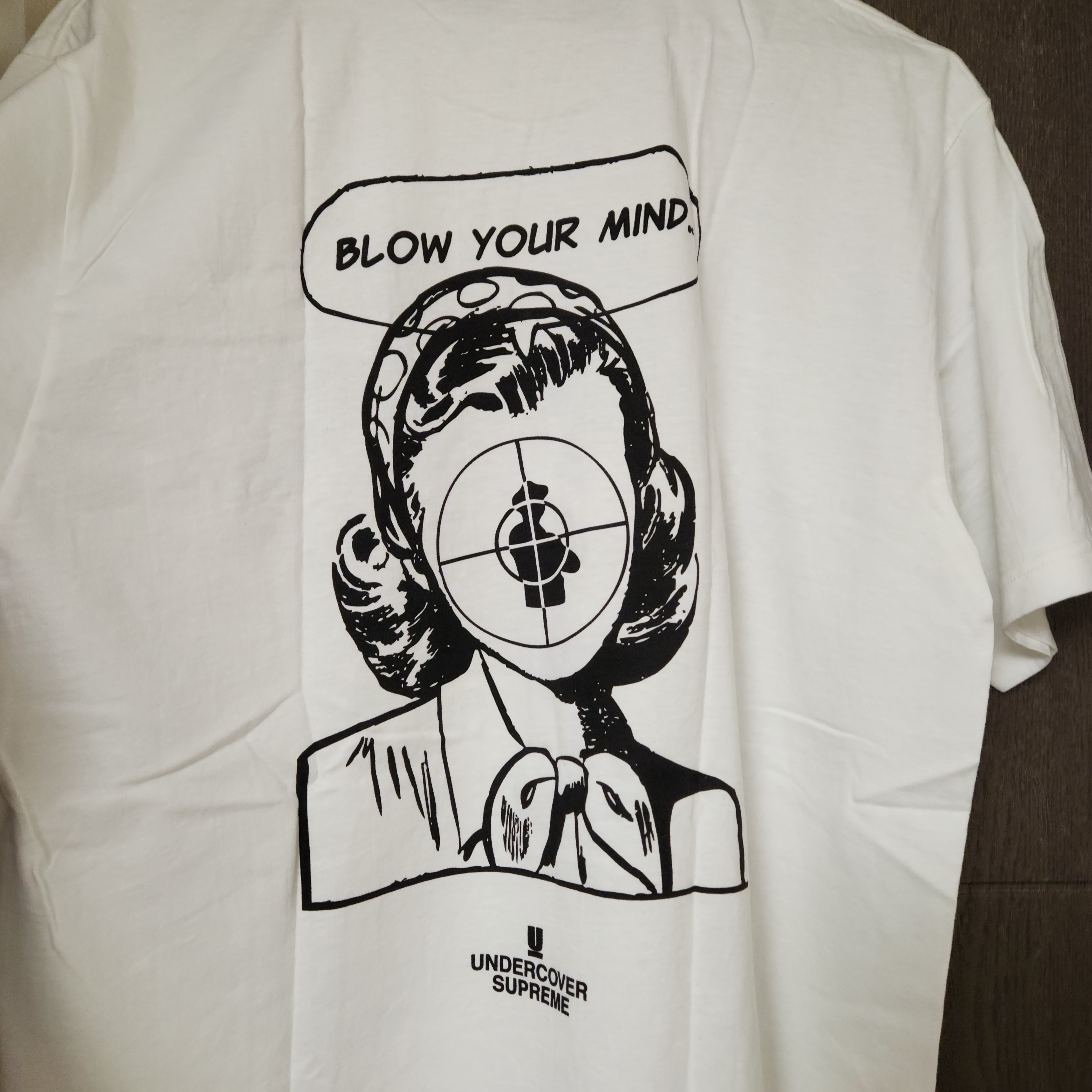 Supreme x Undercover Public Enemy T-Shirt White - 18SS 착용 스타일 - 2