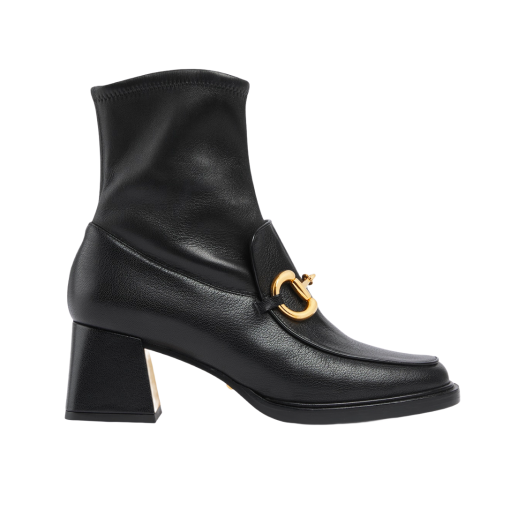 (W) Gucci Boot with Horsebit Black Leather