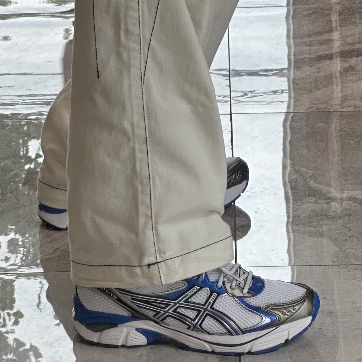 Asics GT-2160 White Illusion Blue 착용 스타일