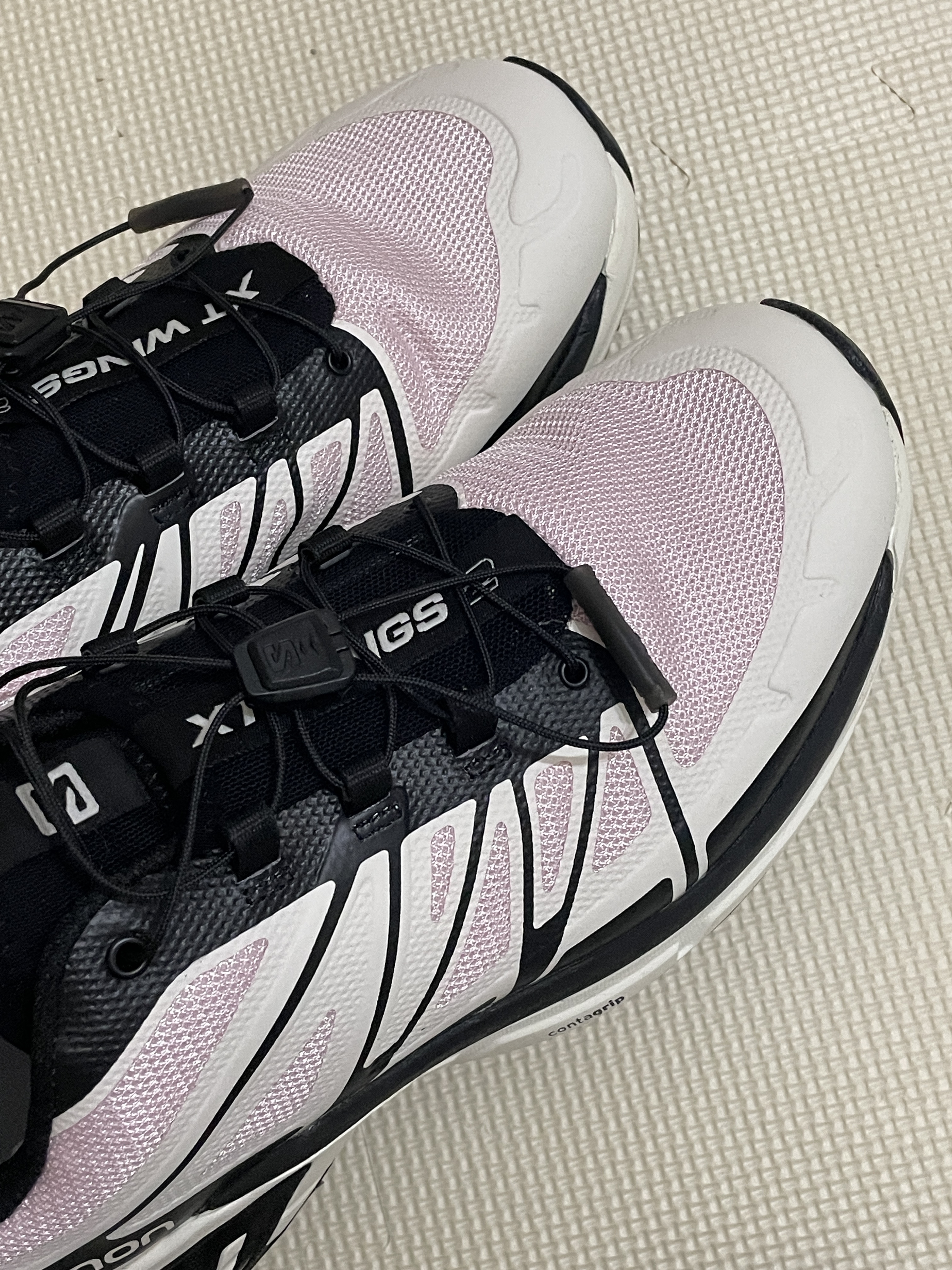 Salomon XT-Wings 2 Cradle Pink 착용 스타일 - 2