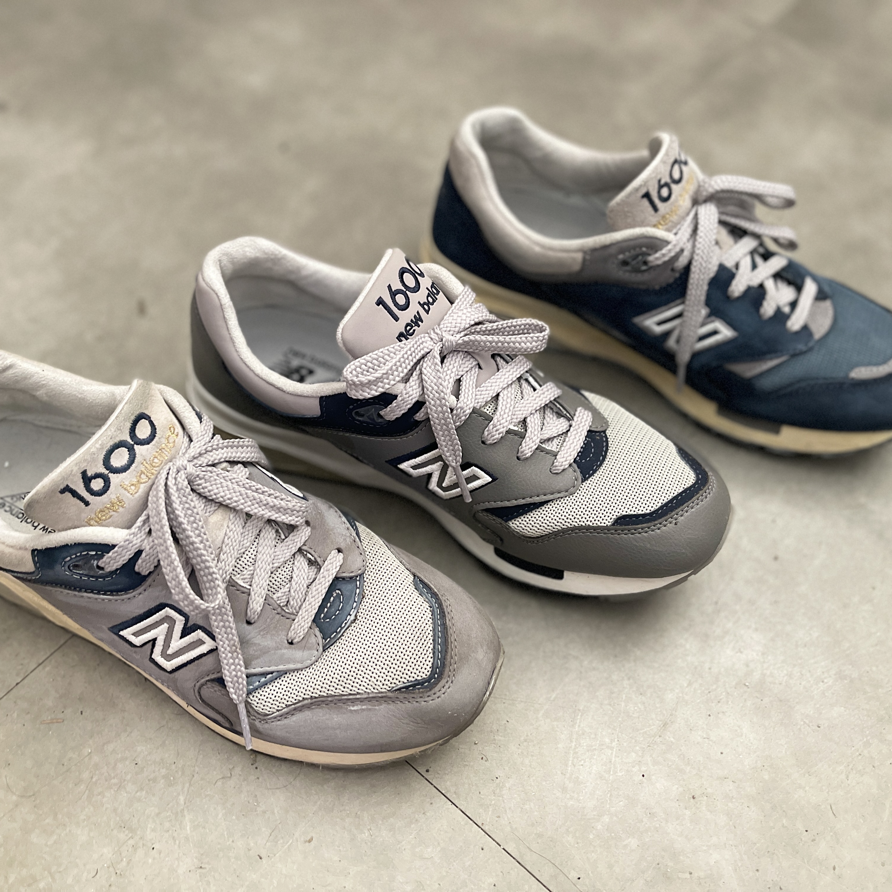 New Balance 1600 Legacy Grey, New Balance 1600 Premium Vintage Grey 착용 스타일