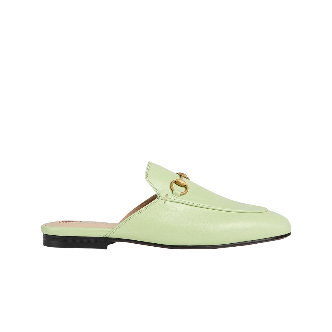 (W) 구찌 프린스타운 슬리퍼 라이트 그린 레더((W) Gucci Princetown Slipper Light Green Leather) - 1