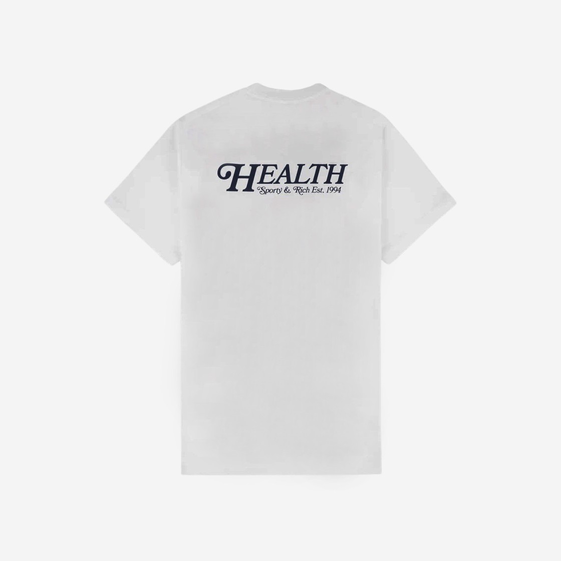 Sporty & Rich 70s Health T-Shirt White Navy 상세 이미지 2