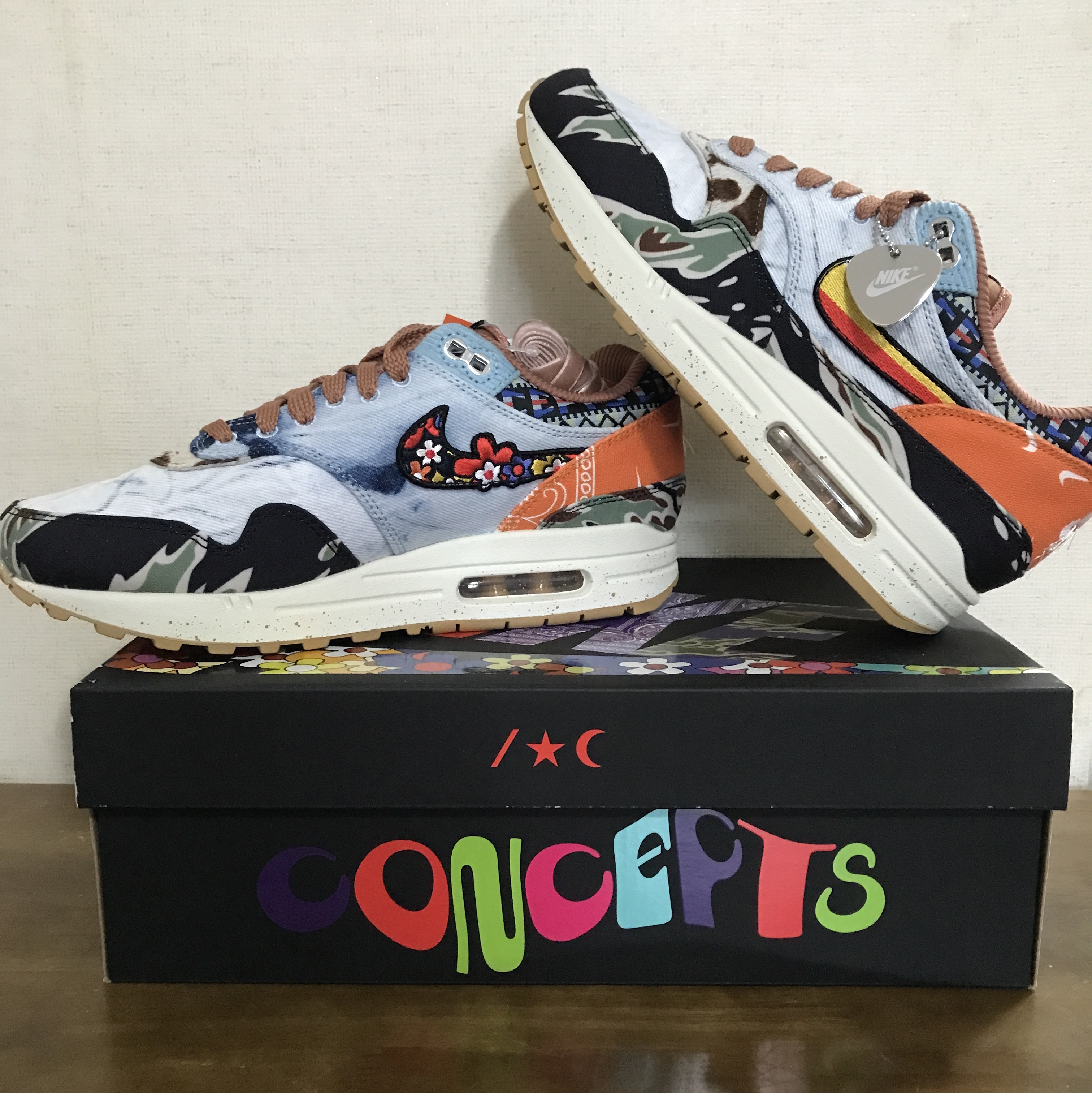 Nike x Concepts Air Max 1 SP Heavy 착용 스타일