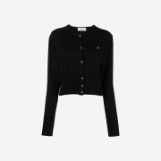 (W) Vivienne Westwood Bea Cropped Cardigan Black