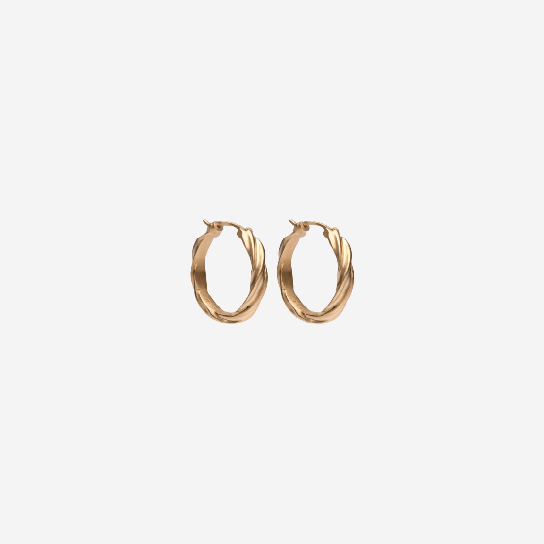 Maison Margiela Timeless Hoop Earrings Yellow 상세 이미지 2