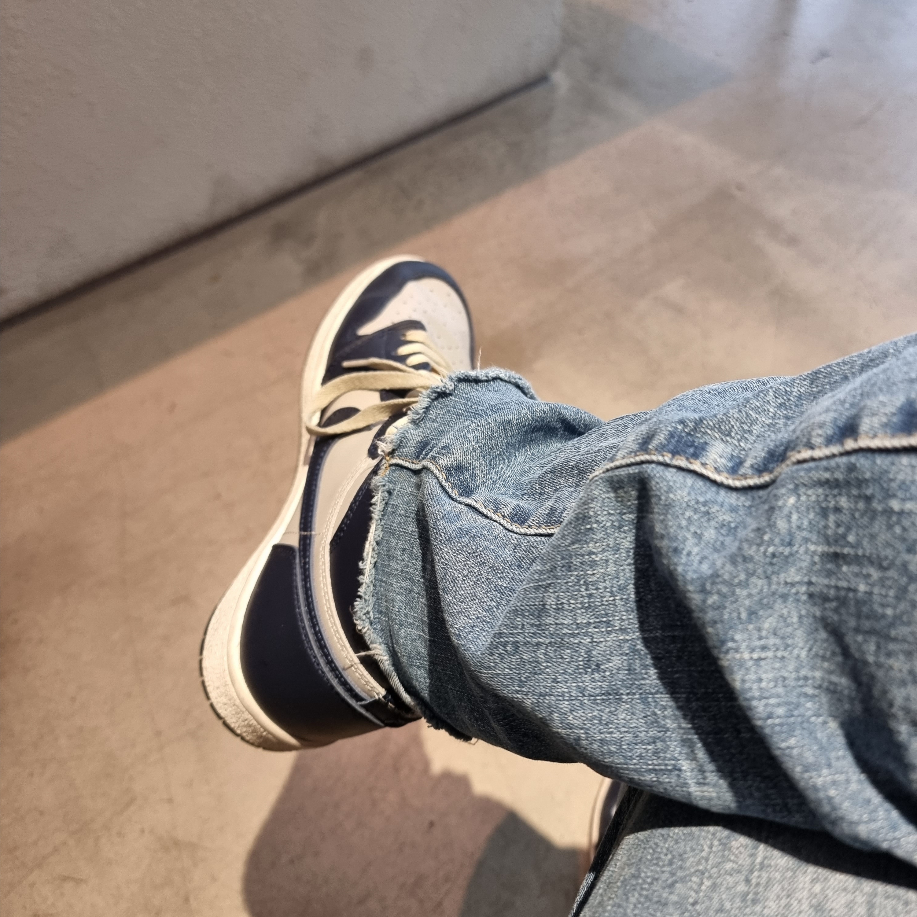Jordan 1 High 85 College Navy 착용 스타일
