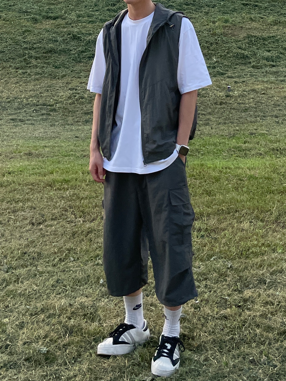 Y-3 Yohji Star White 착용 스타일 - 2
