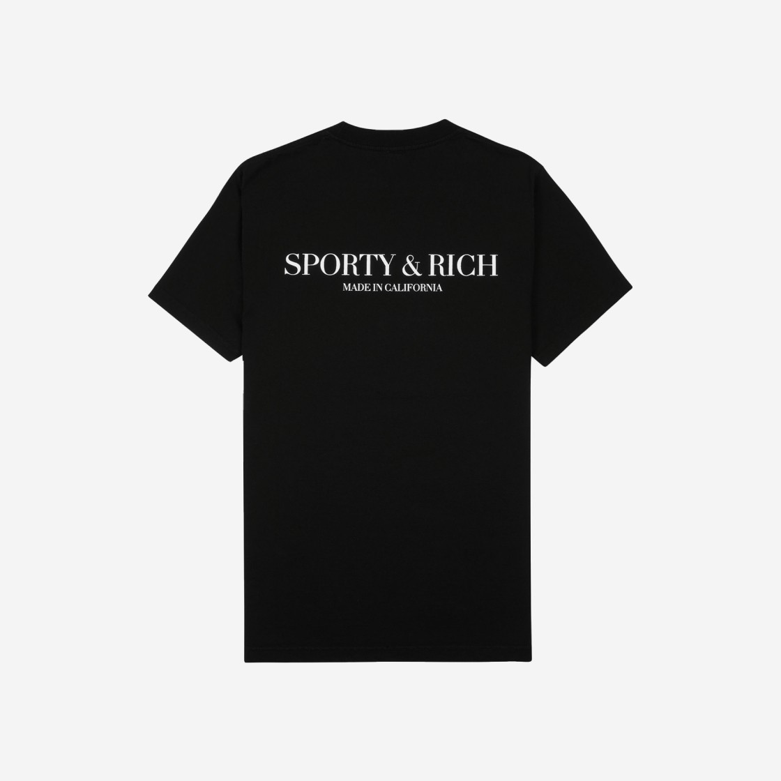 Sporty & Rich Made In California T-Shirt Black White 상세 이미지 2