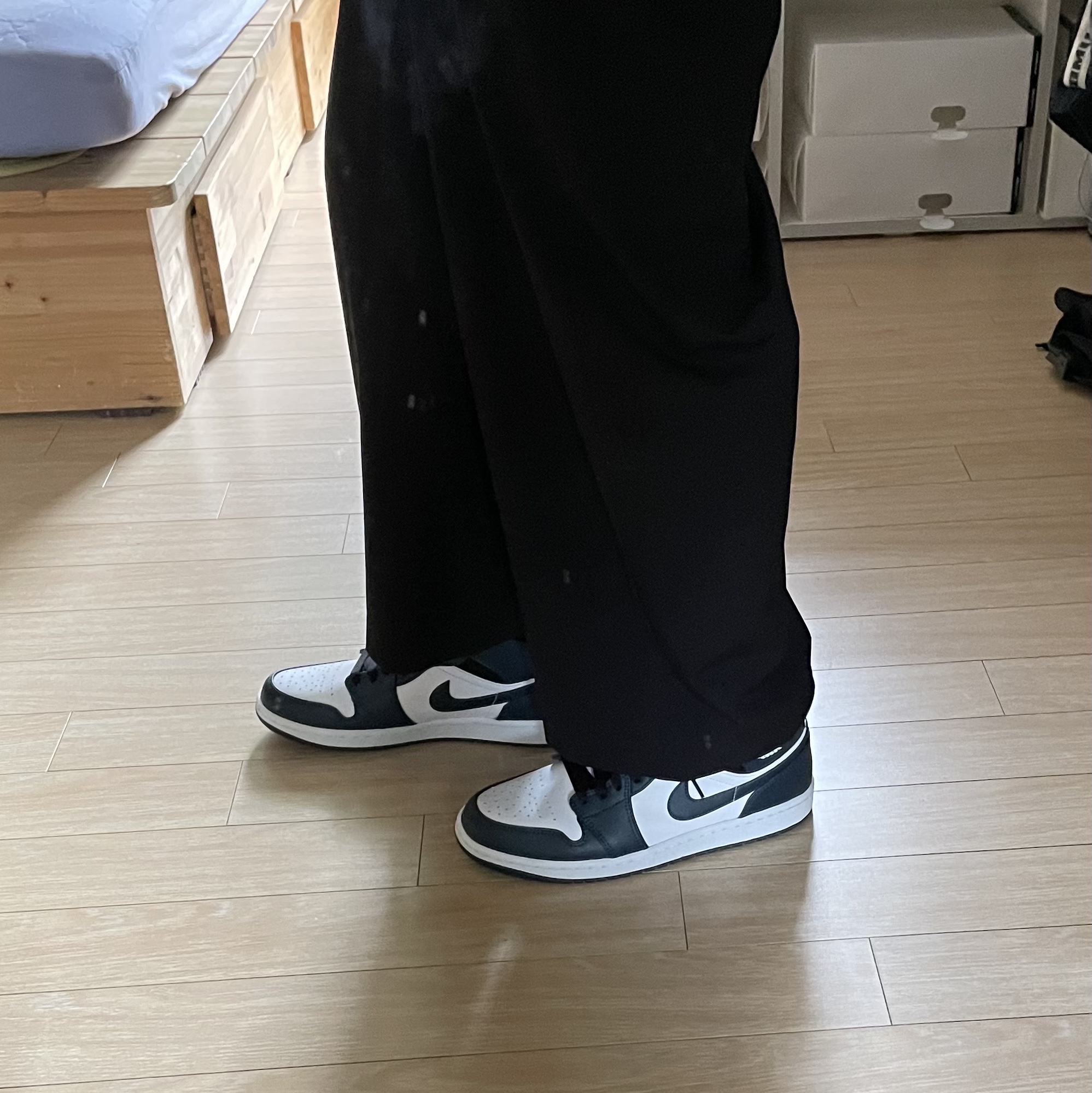 Jordan 1 Mid Dark Teal 착용 스타일