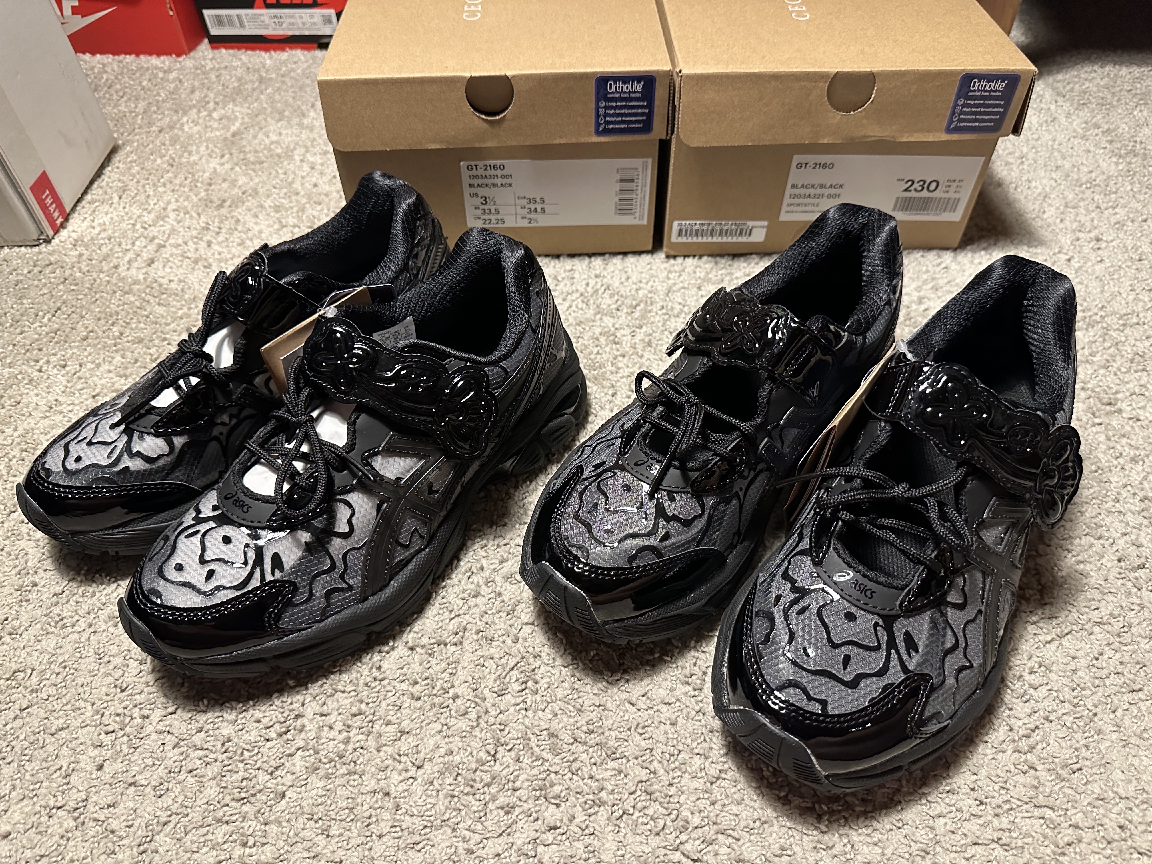 Asics x Cecilie Bahnsen GT-2160 Black 착용 스타일 - 2