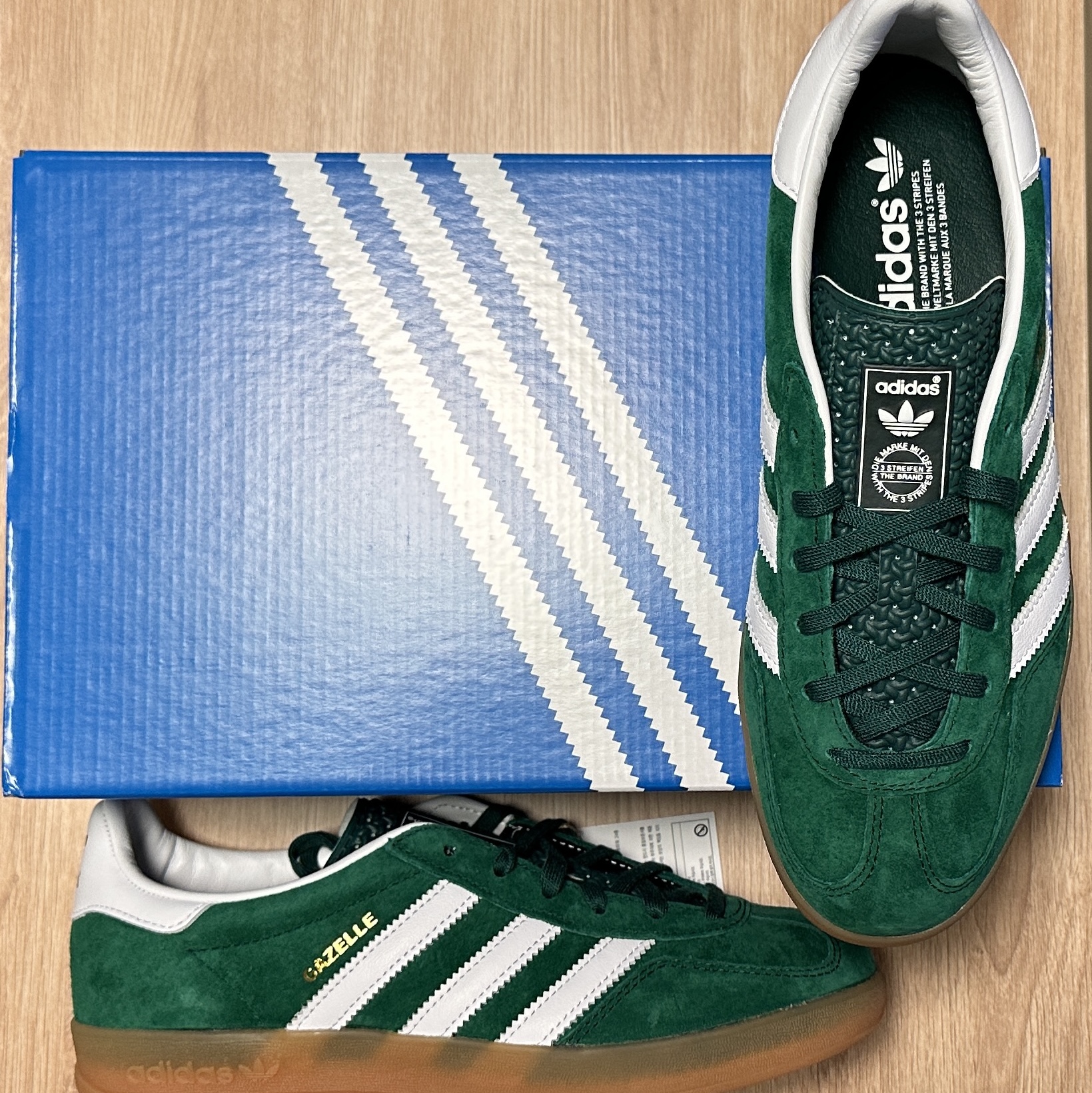 Adidas Gazelle Indoor Collegiate Green 착용 스타일