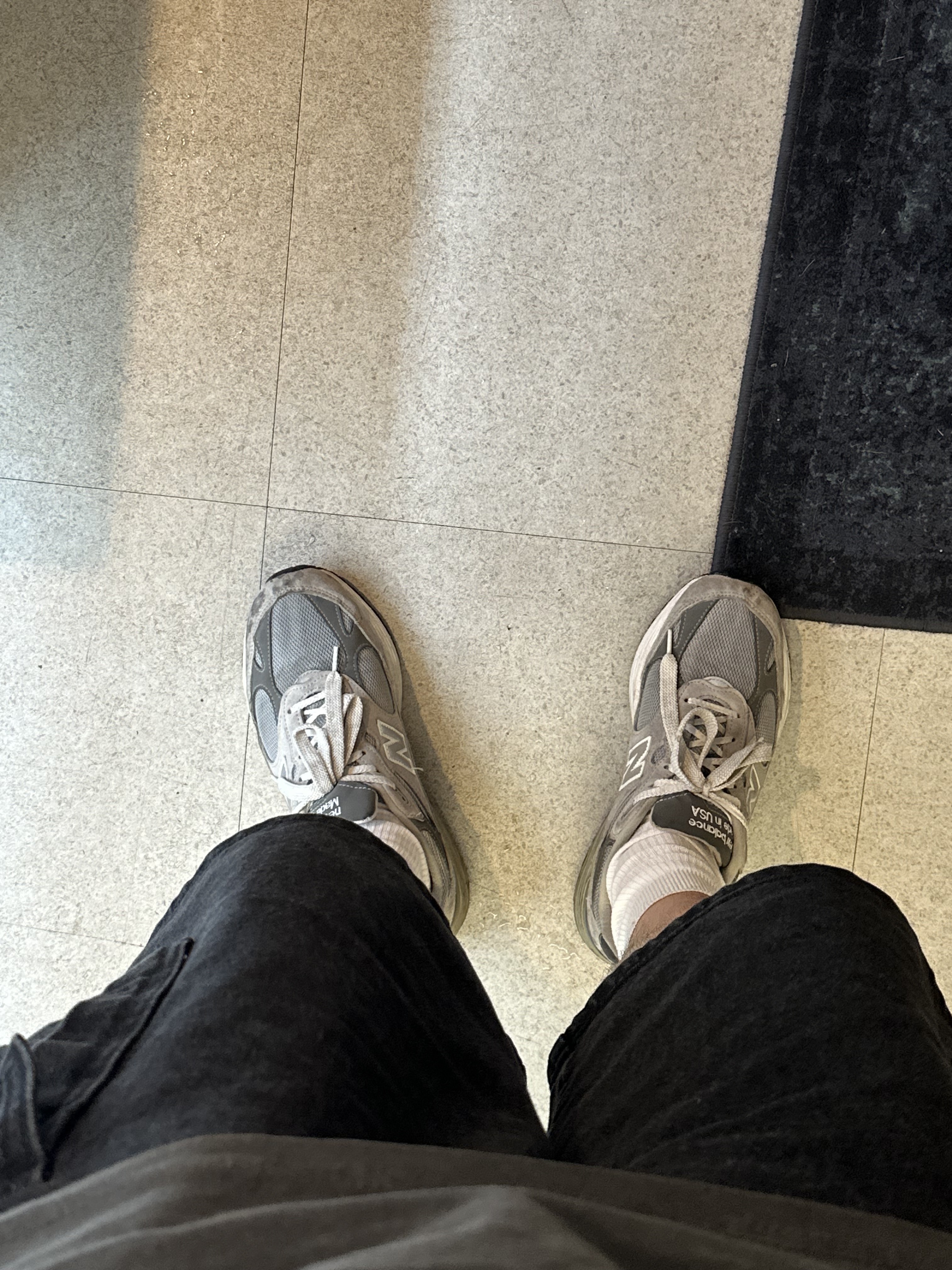 New Balance 993 Made in USA Grey - 2E Wide, New Balance 992 Made in USA Grey - D Standard 착용 스타일 - 4