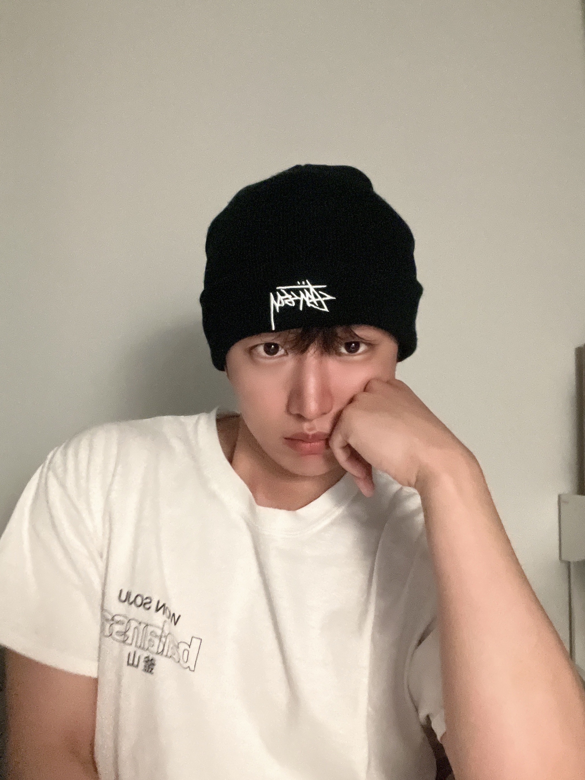 Stussy Stock Cuff Beanie Black, Nike x Stussy Cuff Beanie Black 착용 스타일 - 3