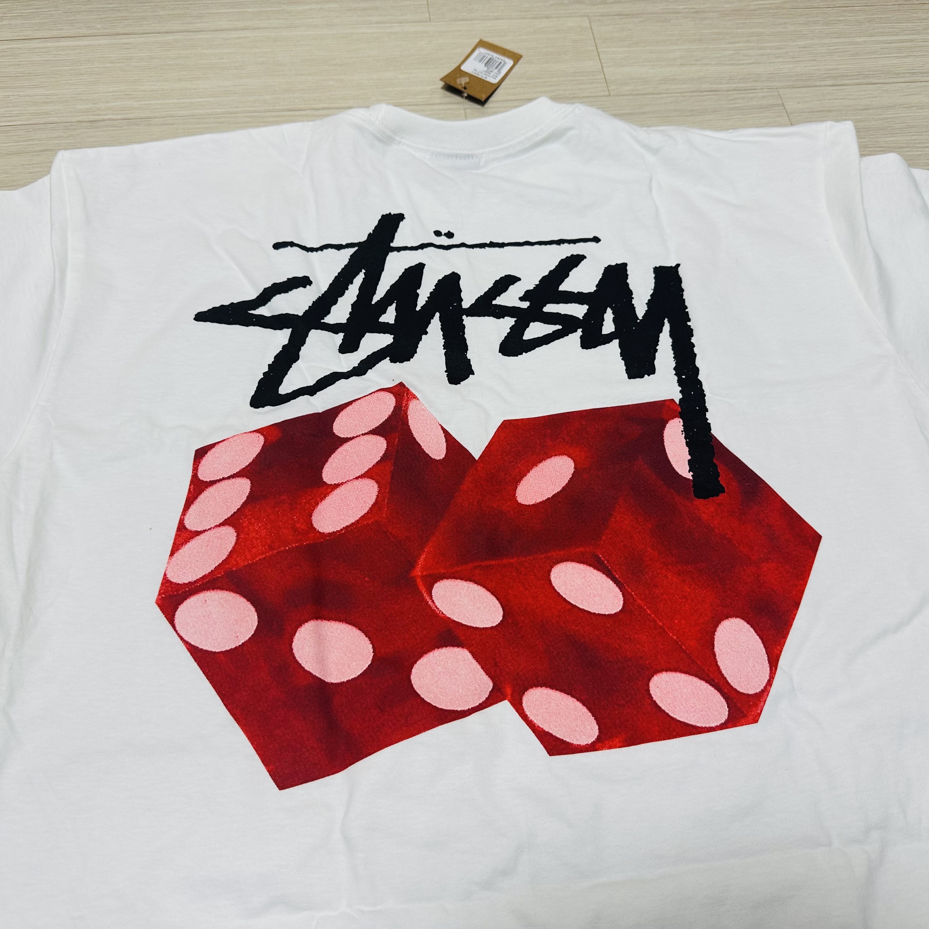 Stussy Diced Out T-Shirt White 착용 스타일
