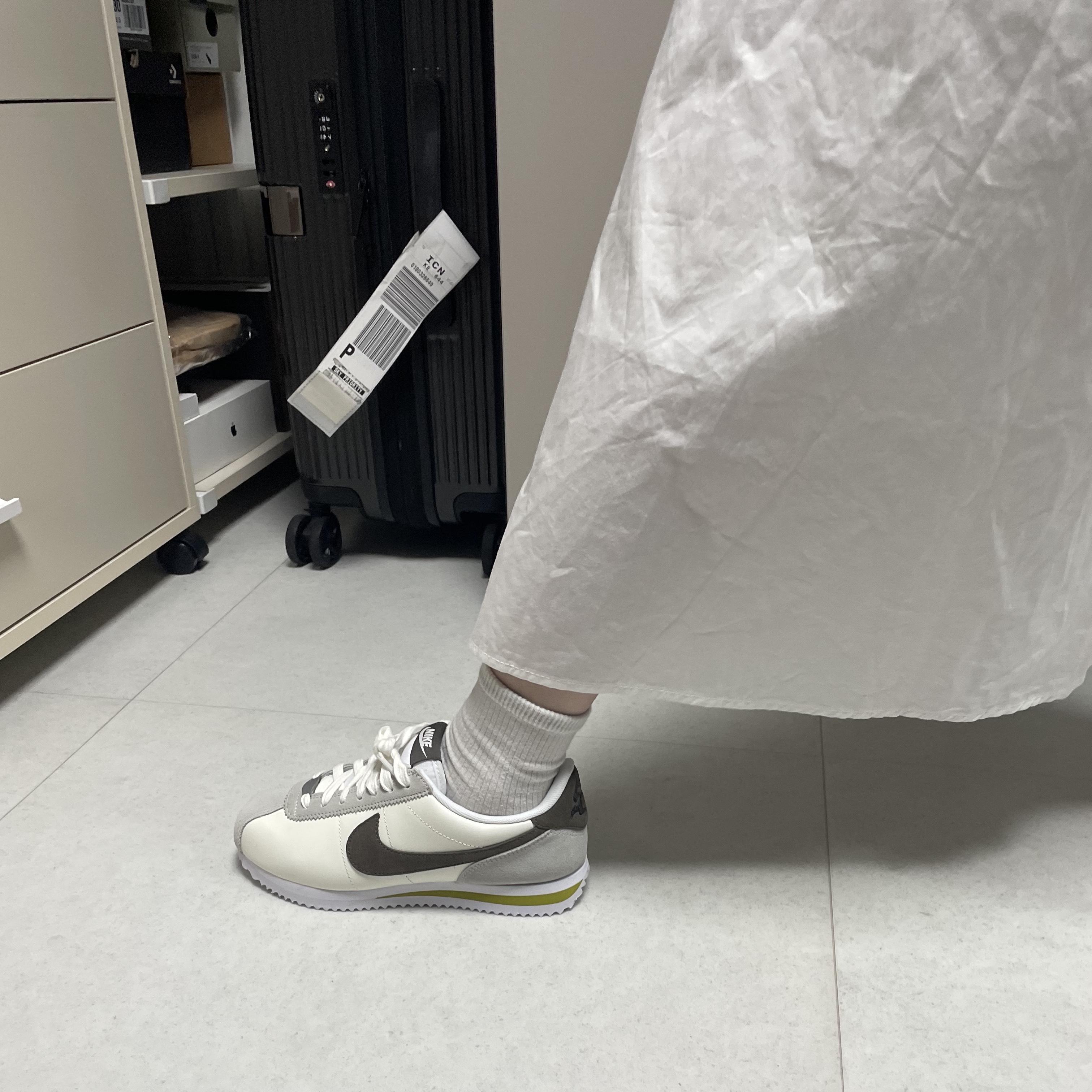 (W) Nike Cortez 23 Kkachi 착용 스타일 - 1