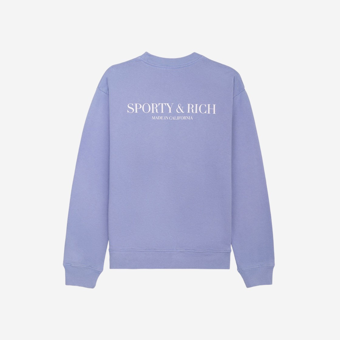 Sporty & Rich Made In California Crewneck Periwinkle 상세 이미지 2