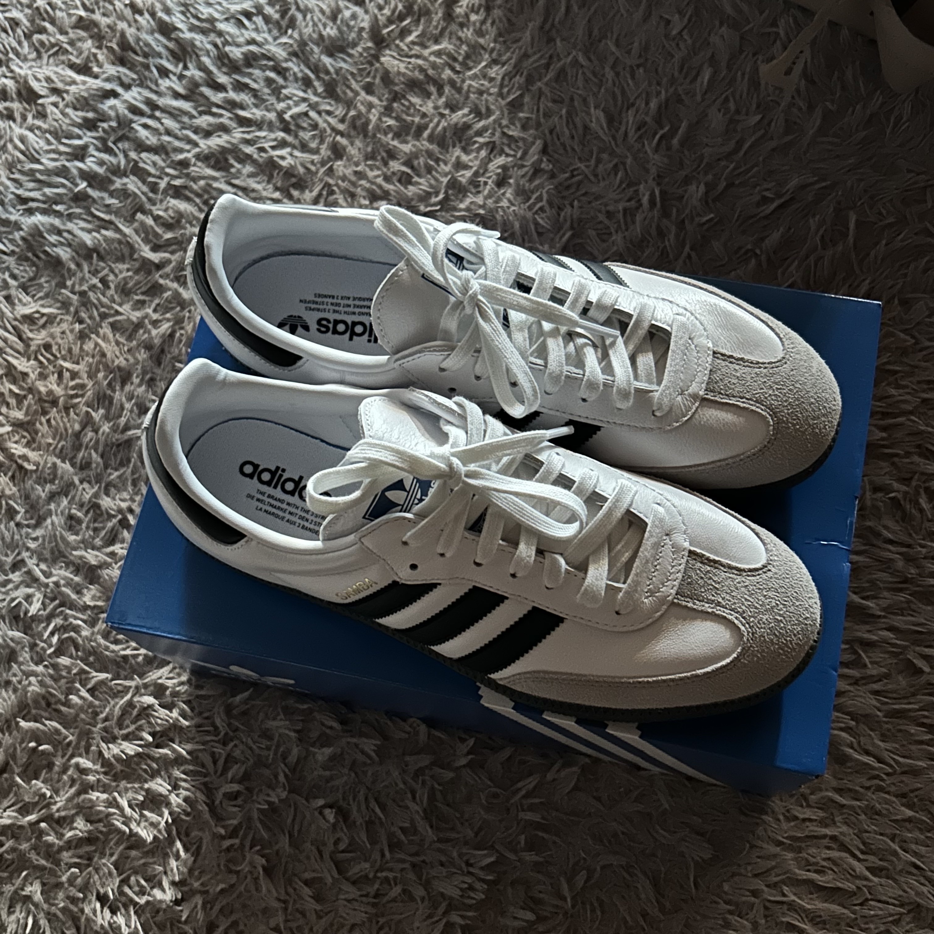 Adidas Samba OG Cloud White 착용 스타일 - 3