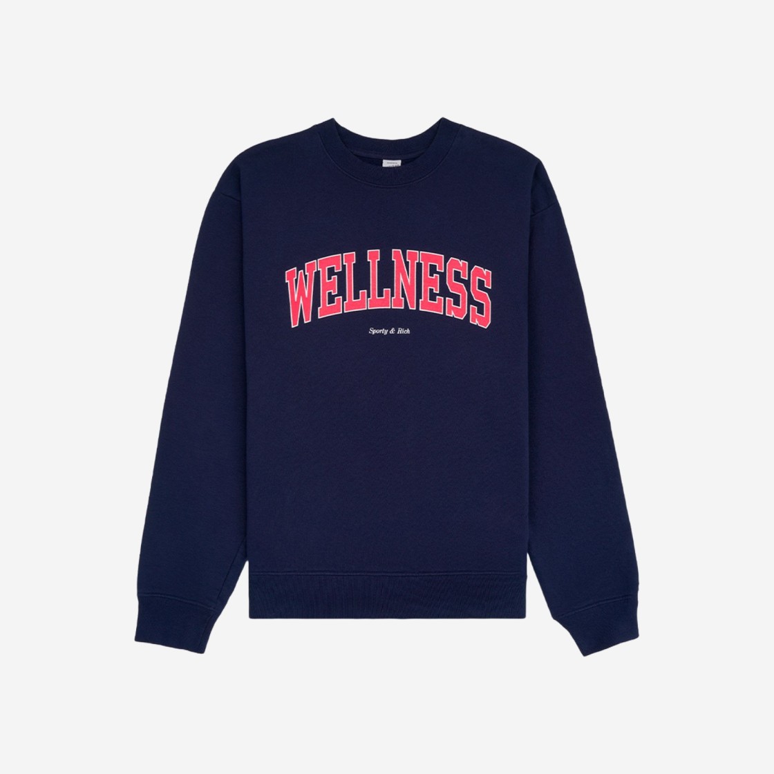 Sporty & Rich Wellness Ivy Crewneck Navy Red 상세 이미지 1