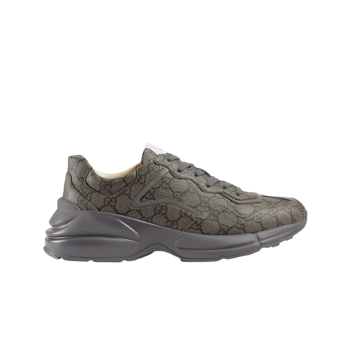 구찌 GG 라이톤 스니커즈 그레이 그래파이트 GG 슈프림(Gucci GG Rhyton Sneaker Grey Graphite GG Supreme) - 1