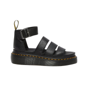 (W) Dr. Martens Clarissa II Leather Platform Sandal Black