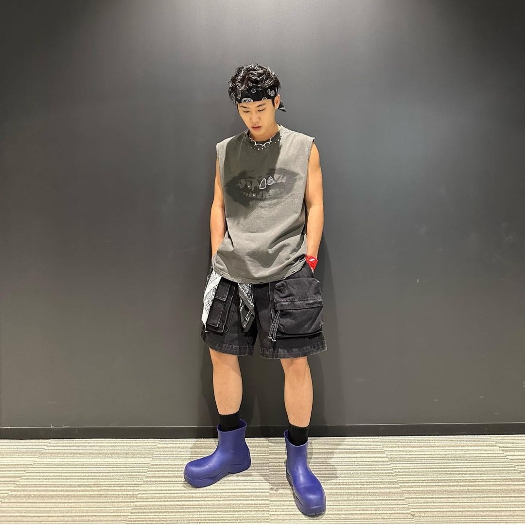 (W) Bottega Veneta Puddle Ankle Boot Crruise 착용 스타일 - 2