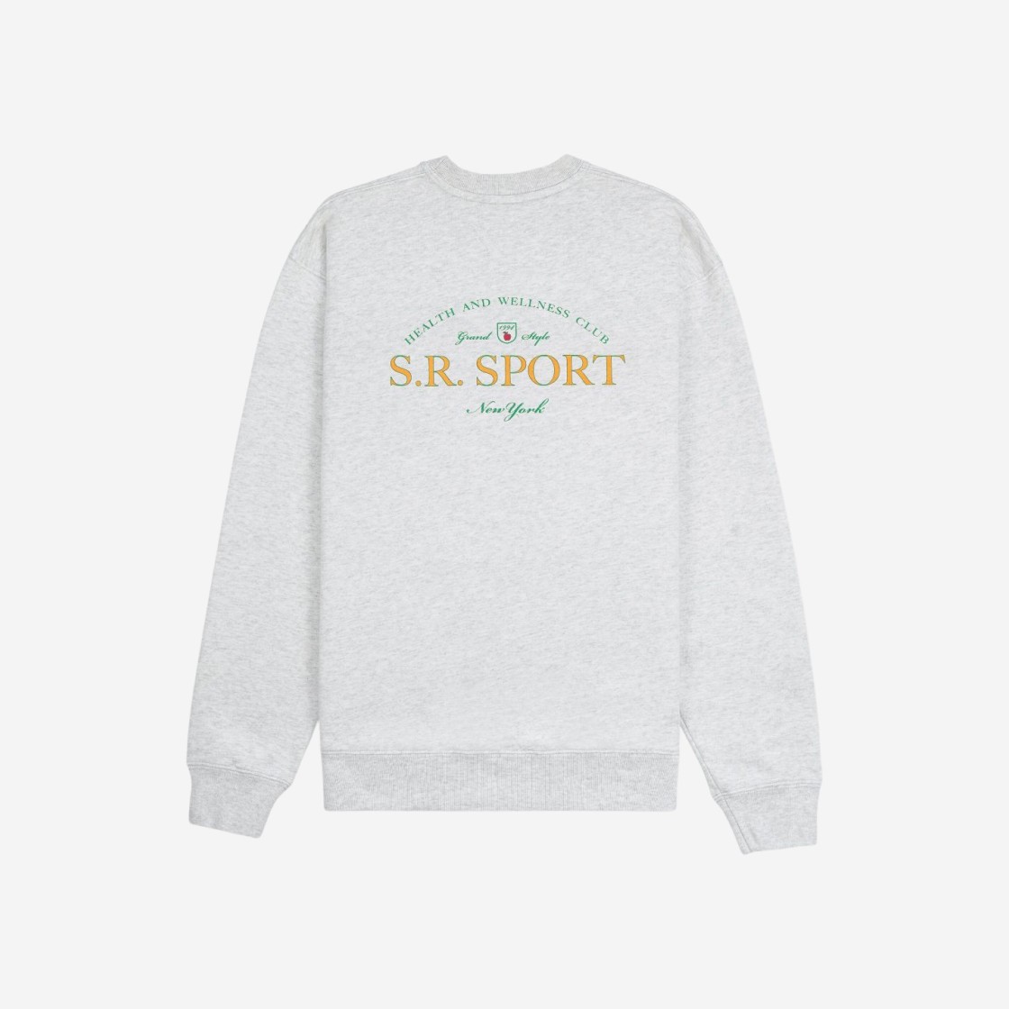 Sporty & Rich Wimbledon Crewneck Heather Grey 상세 이미지 2