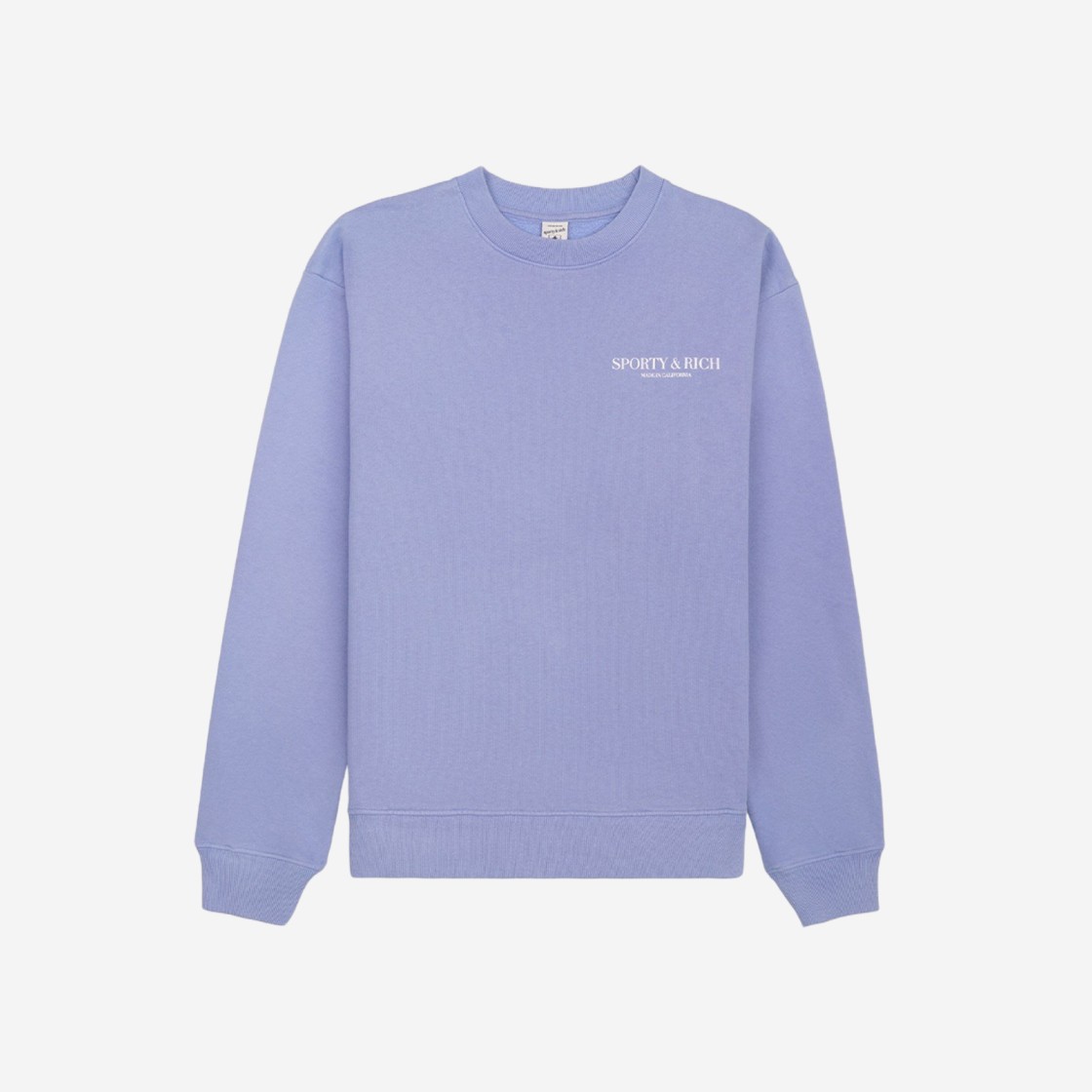 Sporty & Rich Made In California Crewneck Periwinkle 상세 이미지 1