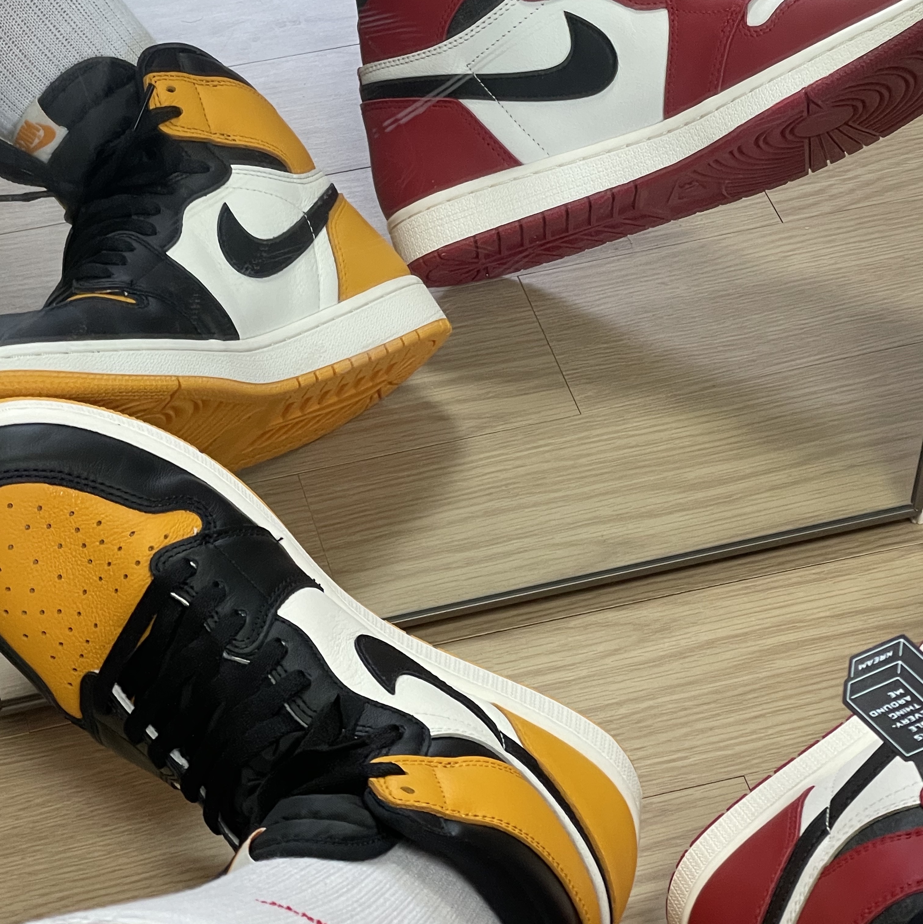 Jordan 1 Retro High OG Taxi, Jordan 1 Retro High OG Chicago 2022 착용 스타일