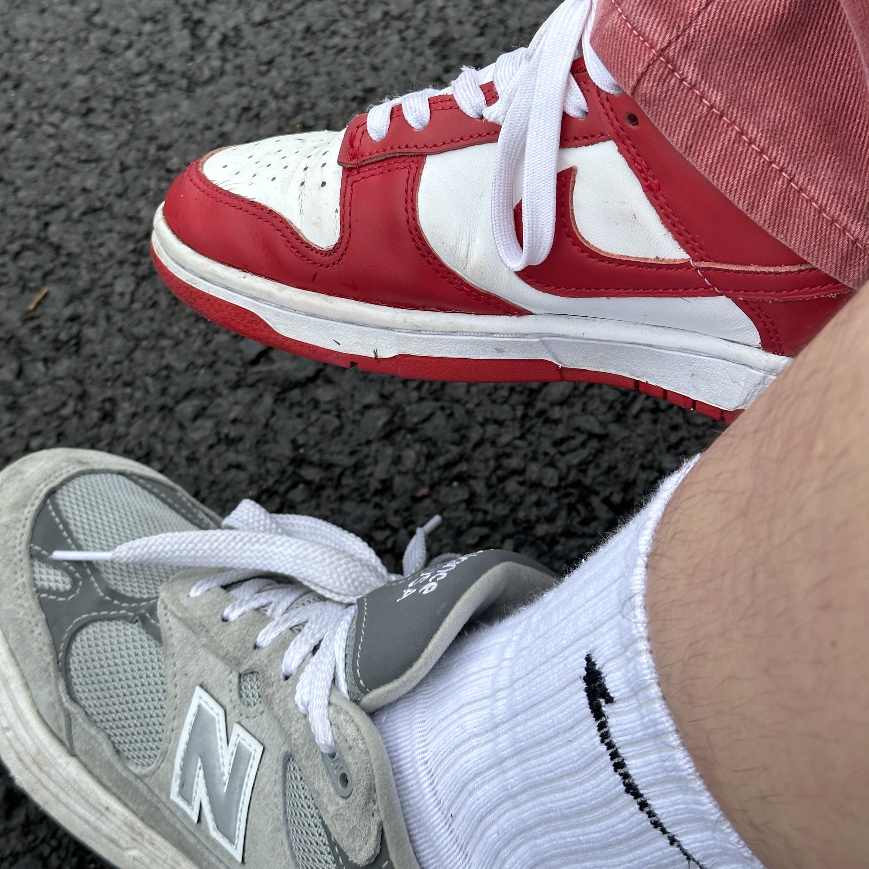 New Balance 993 Made in USA Grey - D Standard 착용 스타일