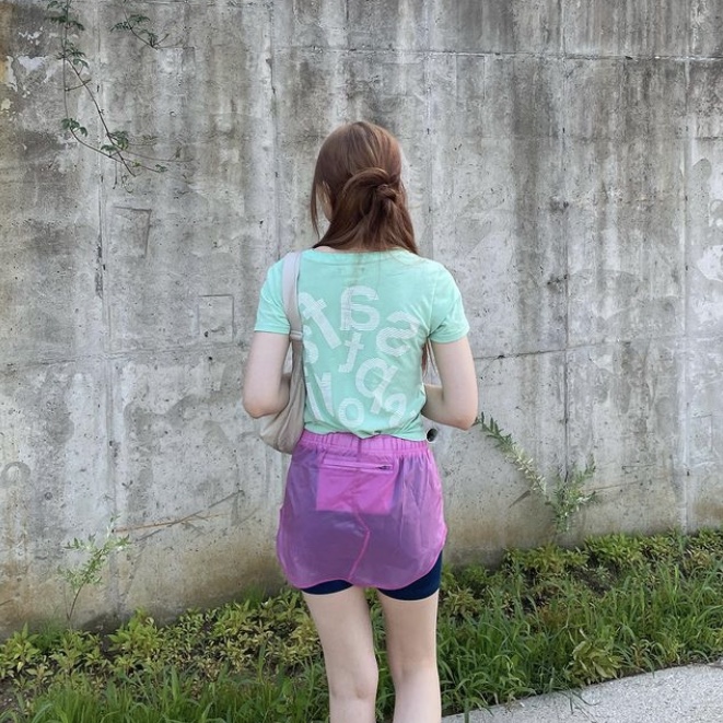 Safarispot Women 1/2 Tags Ticketing Tee Mint 착용 스타일 - 4