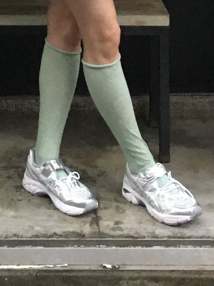 Asics x Cecilie Bahnsen GT-2160 White 착용 스타일 - 2