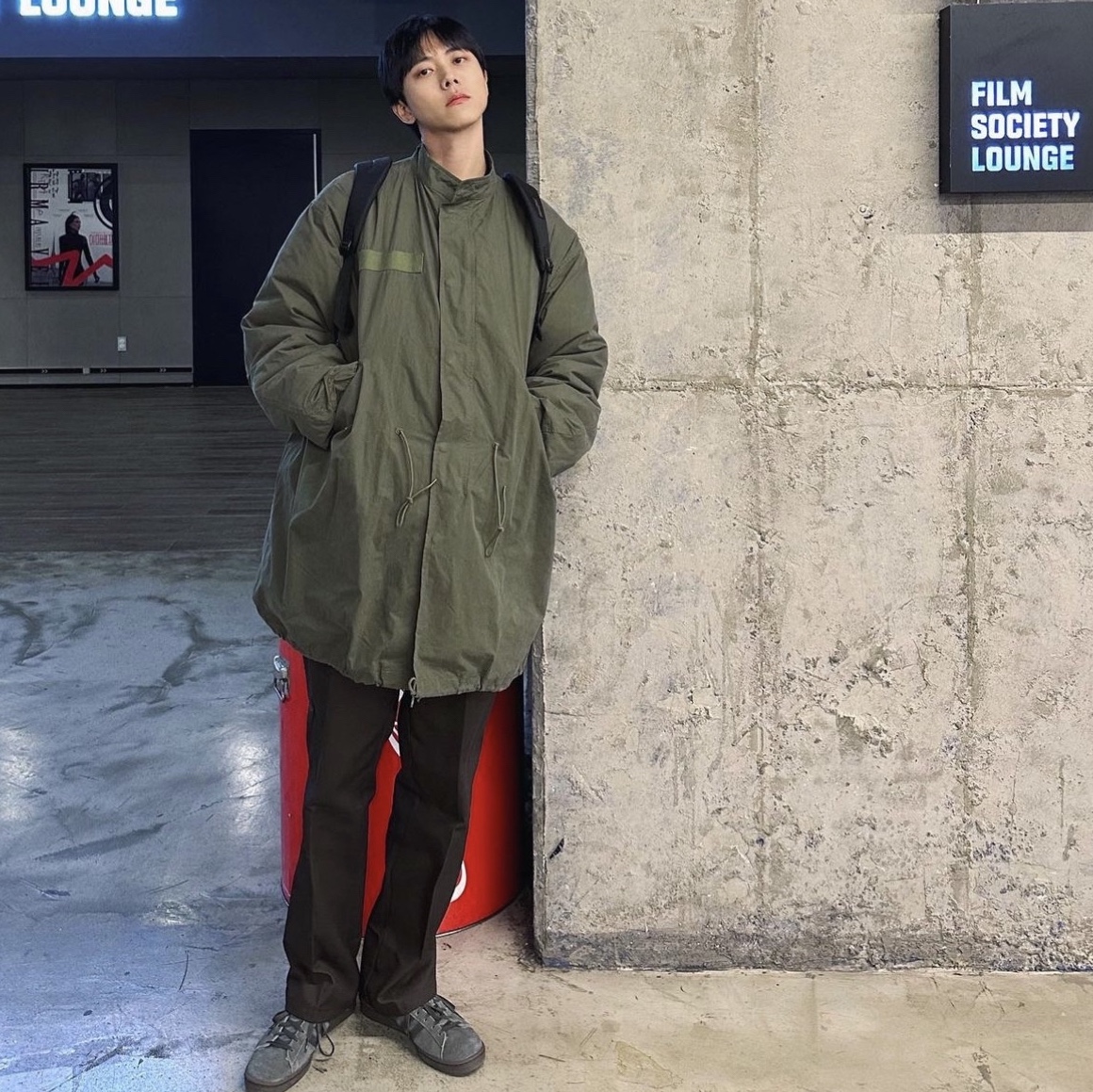 Adidas Campus 80s Utility Grey 착용 스타일