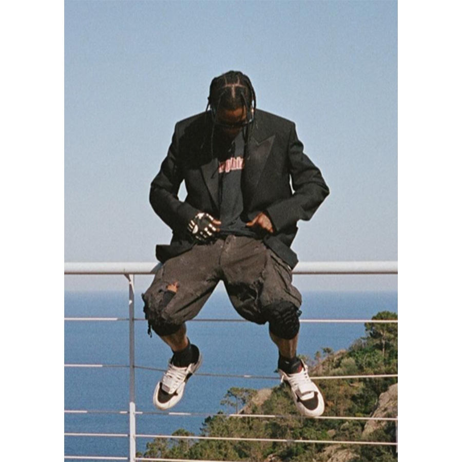 (W) Jordan 1 x Travis Scott Retro Low OG SP Medium Olive, Jordan 1 x Travis Scott Retro Low OG SP Sail and Ridgerock 착용 스타일 - 2