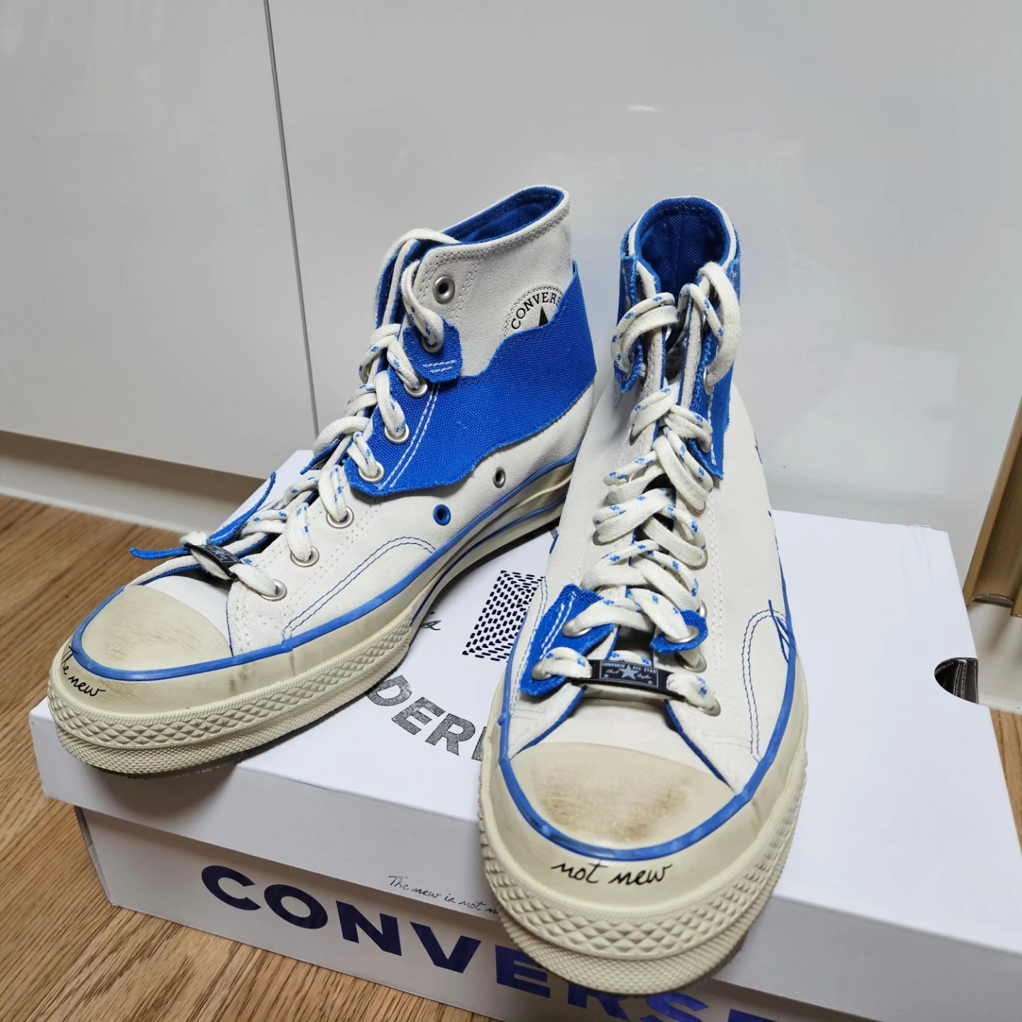 Converse x Ader Error Chuck 70 High White 착용 스타일 - 3