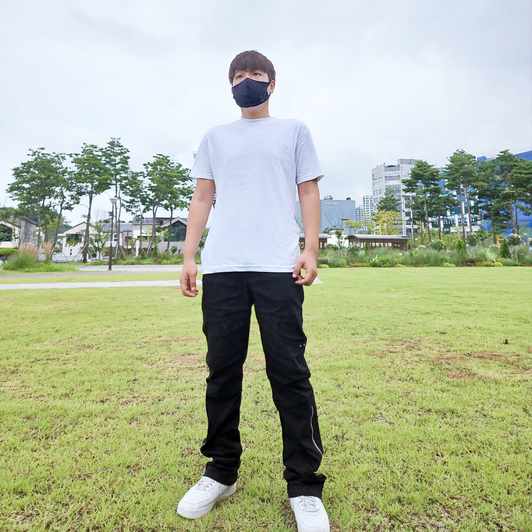 Nike Air Force 1 '07 Low White 착용 스타일