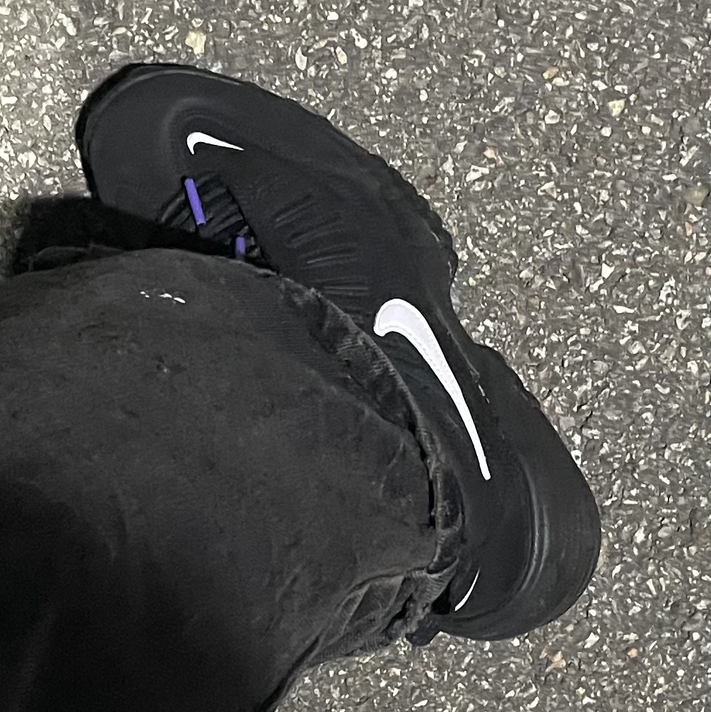 Nike x Ambush Air Adjust Force SP Black and Psychic Purple 착용 스타일 - 2