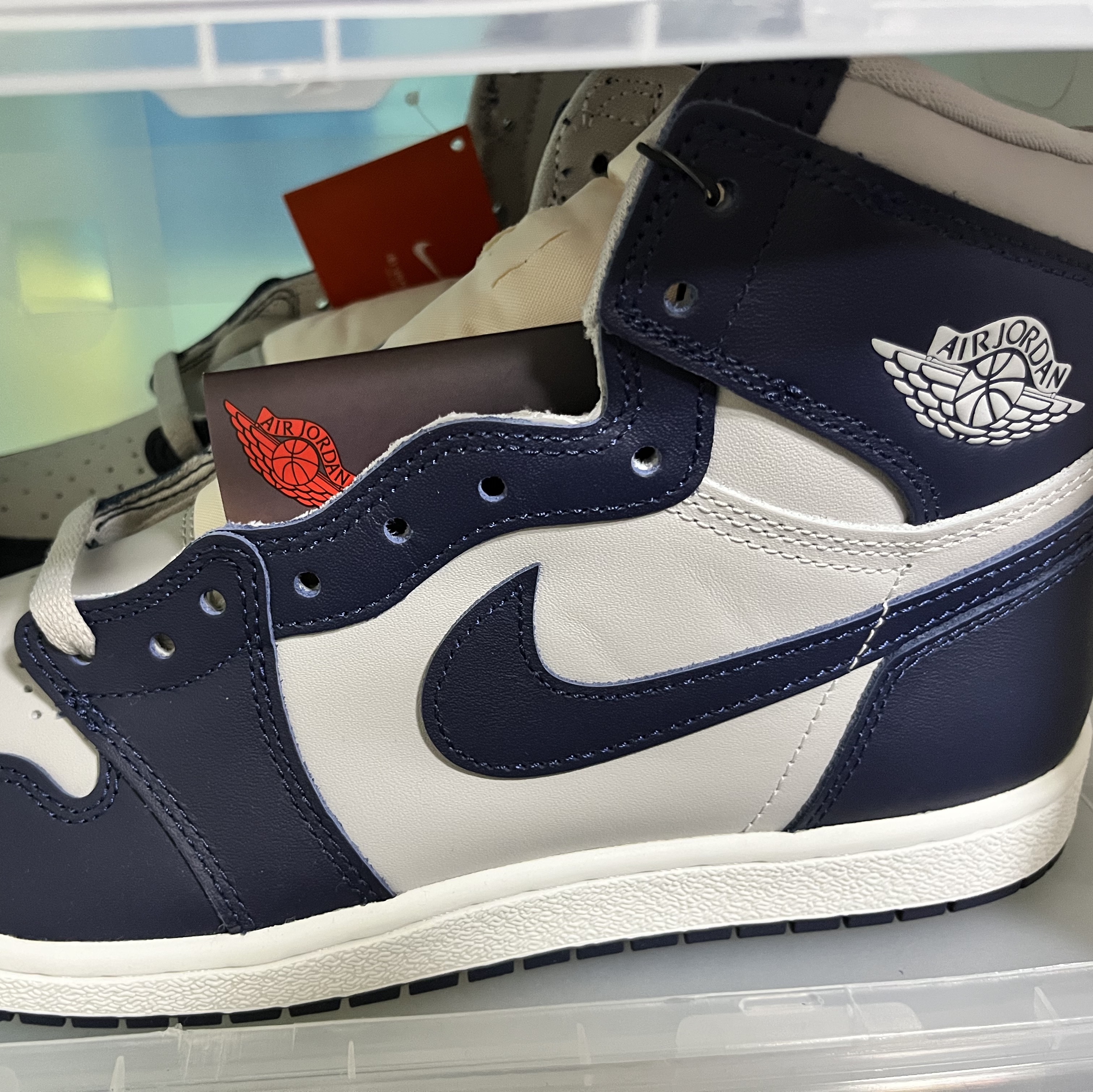 Jordan 1 High 85 College Navy 착용 스타일