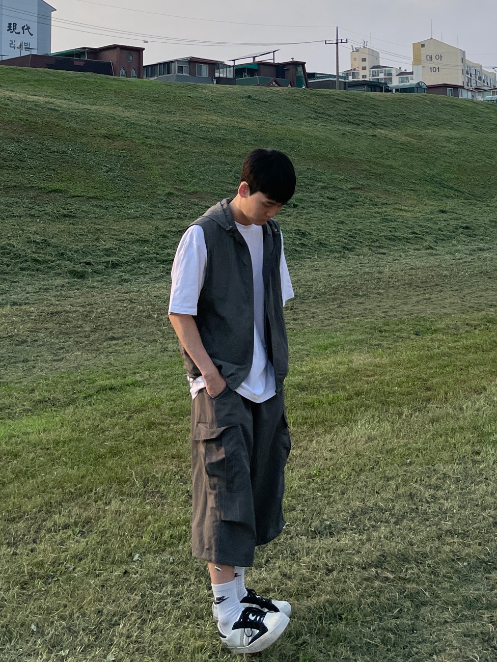 Y-3 Yohji Star White 착용 스타일 - 1