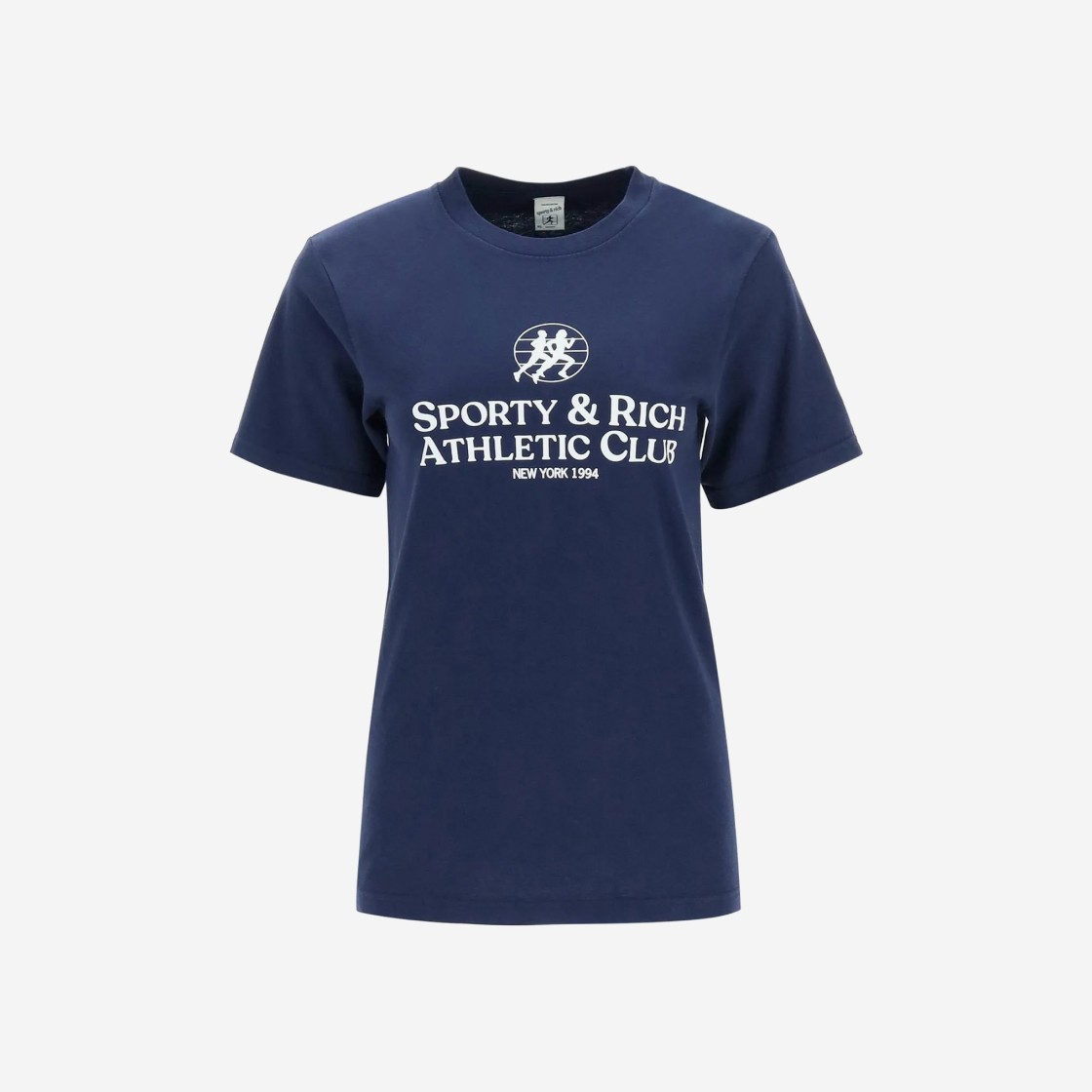 Sporty & Rich S&R Athletic Club T-Shirt Navy 상세 이미지 1