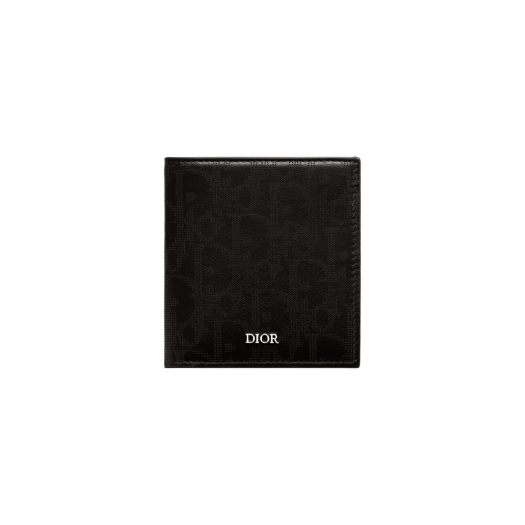 디올 버티컬 지갑 블랙 디올 오블리크 갤럭시 레더