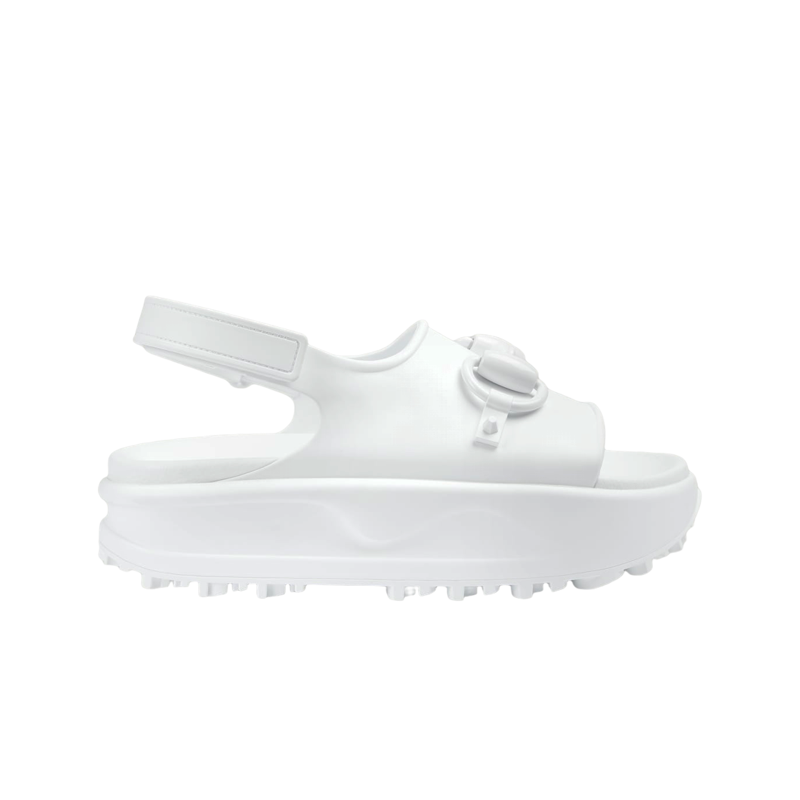 (W) 구찌 홀스빗 플랫폼 샌들 화이트 러버