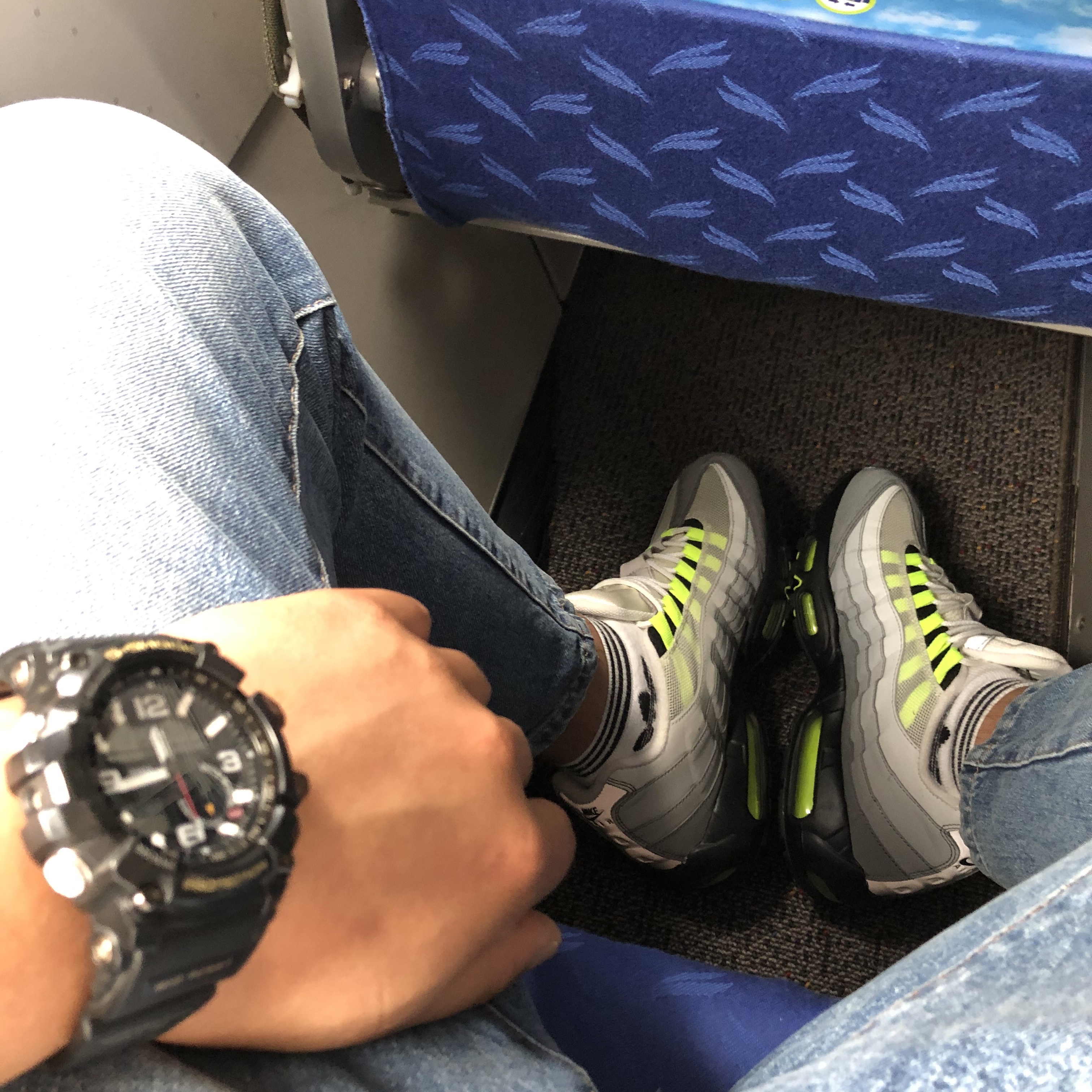 Nike Air VaporMax 95 Neon 착용 스타일