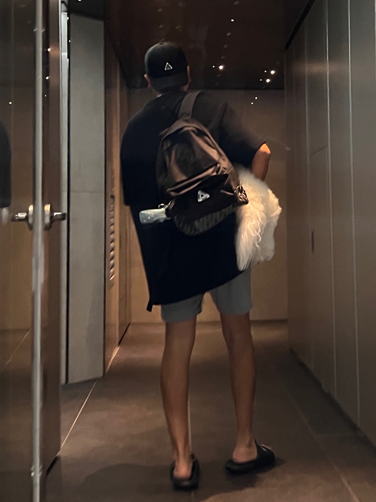 Nike ACG Trail Cap Black, Palace X-Pac Cotton Canvas Backpack Black - 22SS 착용 스타일 - 1