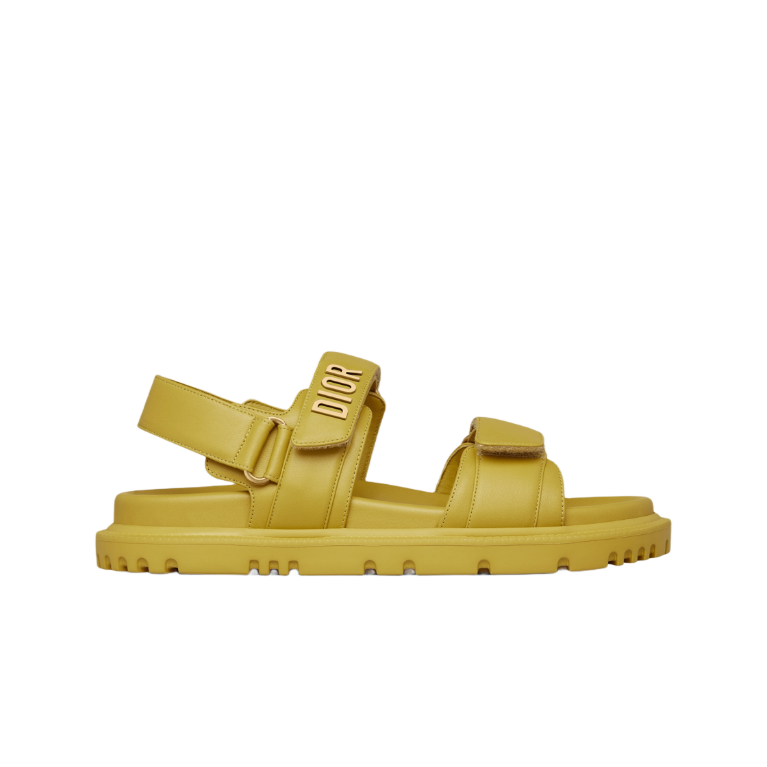 (W) 디올액트 샌들 사프란 옐로우 램스킨((W) Dioract Sandal Saffron Yellow Lambskin) - 1