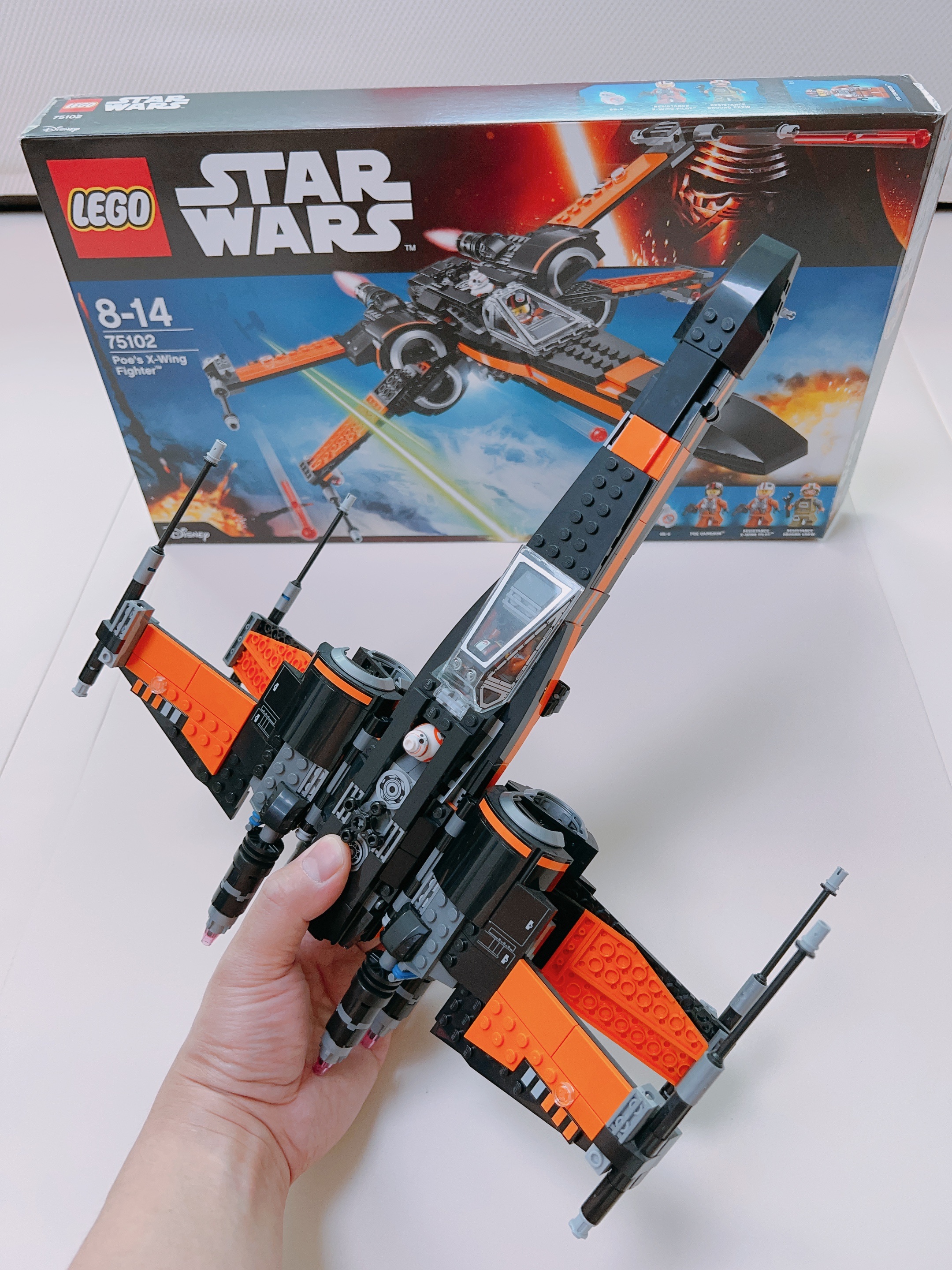 Lego Star Wars Poe's X-Wing Fighter 착용 스타일 - 3
