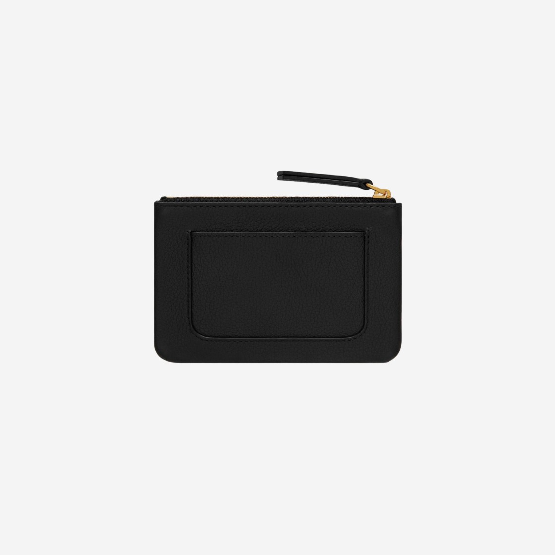 Mulberry Small Classic Grain Plaque Small Zip Coin Pouch Black 상세 이미지 3